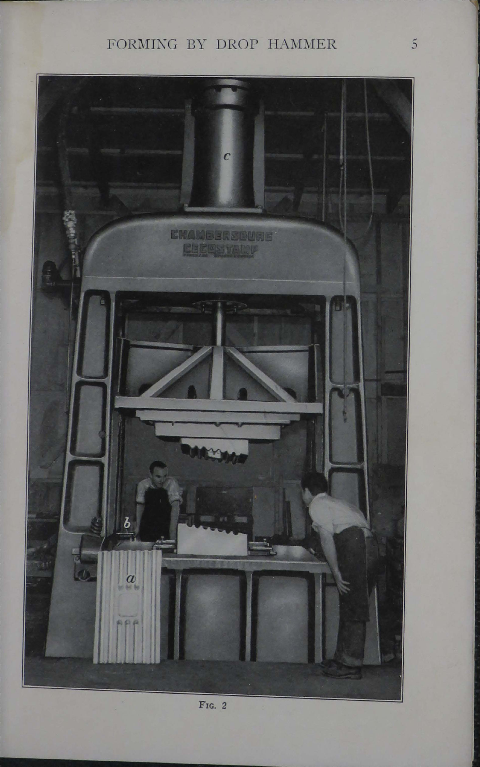 Sample page 7 from AirCorps Library document: Forming Methods - Forming By Drop Hammer - Bureau of Aeronautics