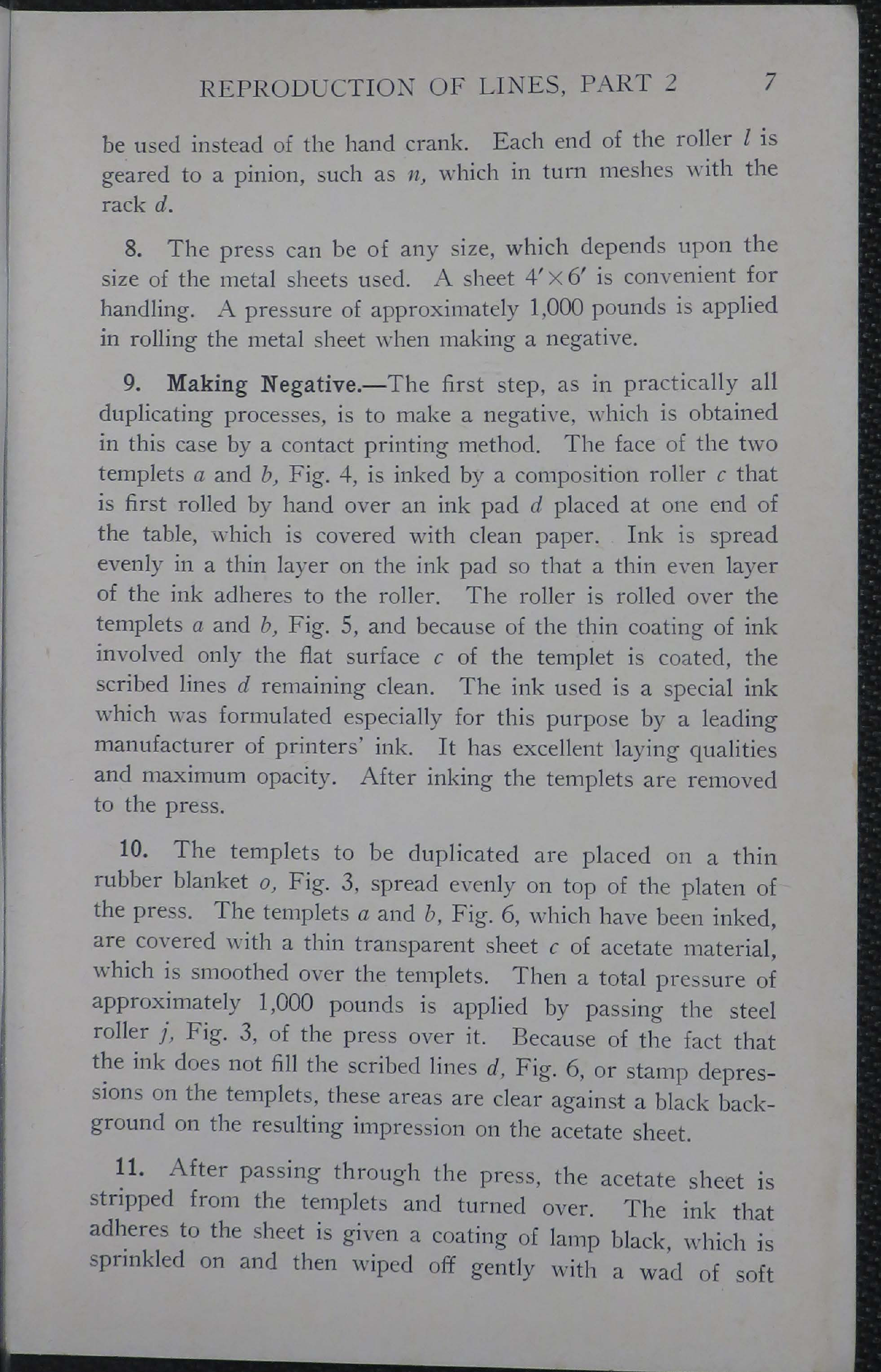 Sample page 9 from AirCorps Library document: Templets and Layout - Reproduction of Lines - Part 2 - Bureau of Aeronautics