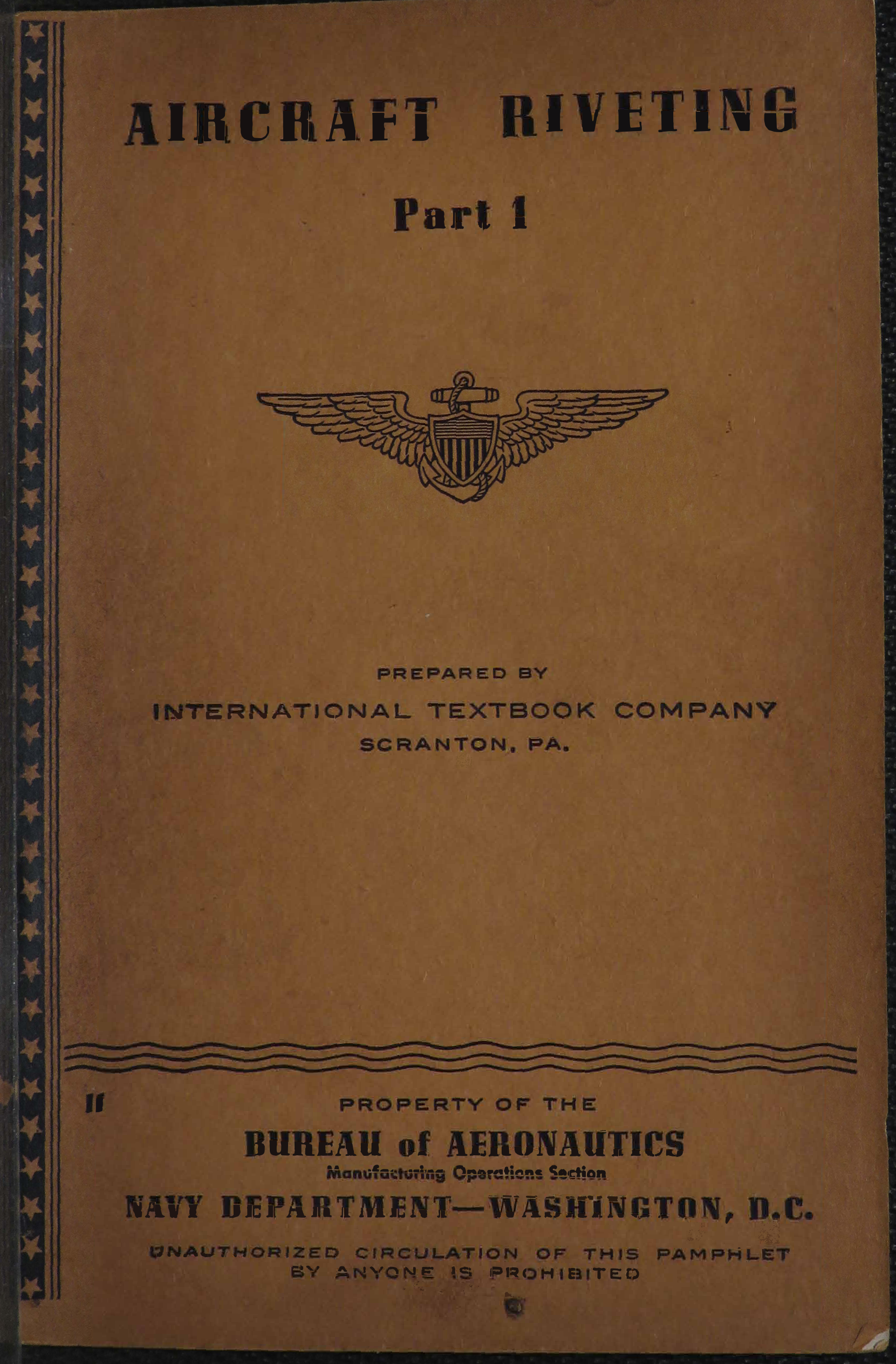 Sample page 1 from AirCorps Library document: Aircraft Riveting - Part 1 - Bureau of Aeronautics