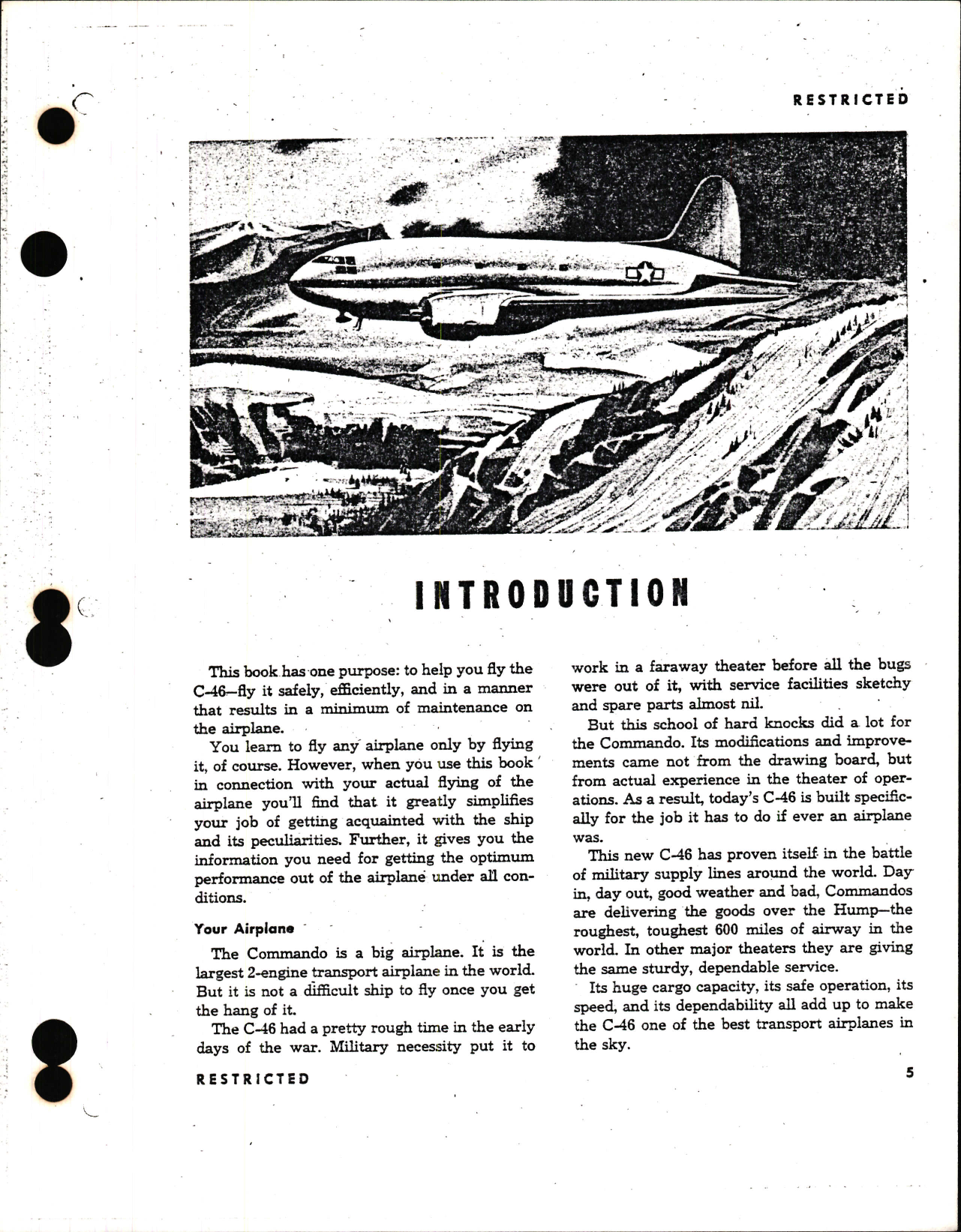 Sample page 7 from AirCorps Library document: Pilot Training Manual for C-46
