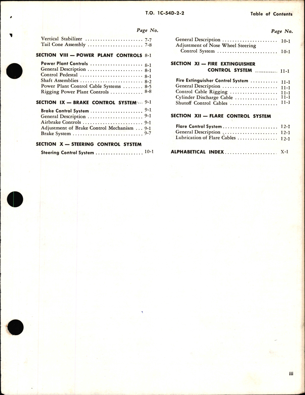 Sample page 5 from AirCorps Library document: Maintenance Instructions, Ground Handling, Servicing, and Airframe Maintenance for C-54D, D-54G, C-54E, and C-54M