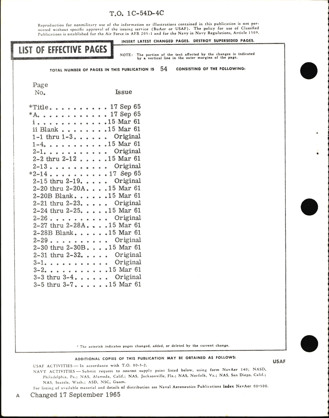 Sample page 2 from AirCorps Library document: Illustrated Parts Breakdown for C-54D, C-54E, C-54G, C-54M, and C-54S