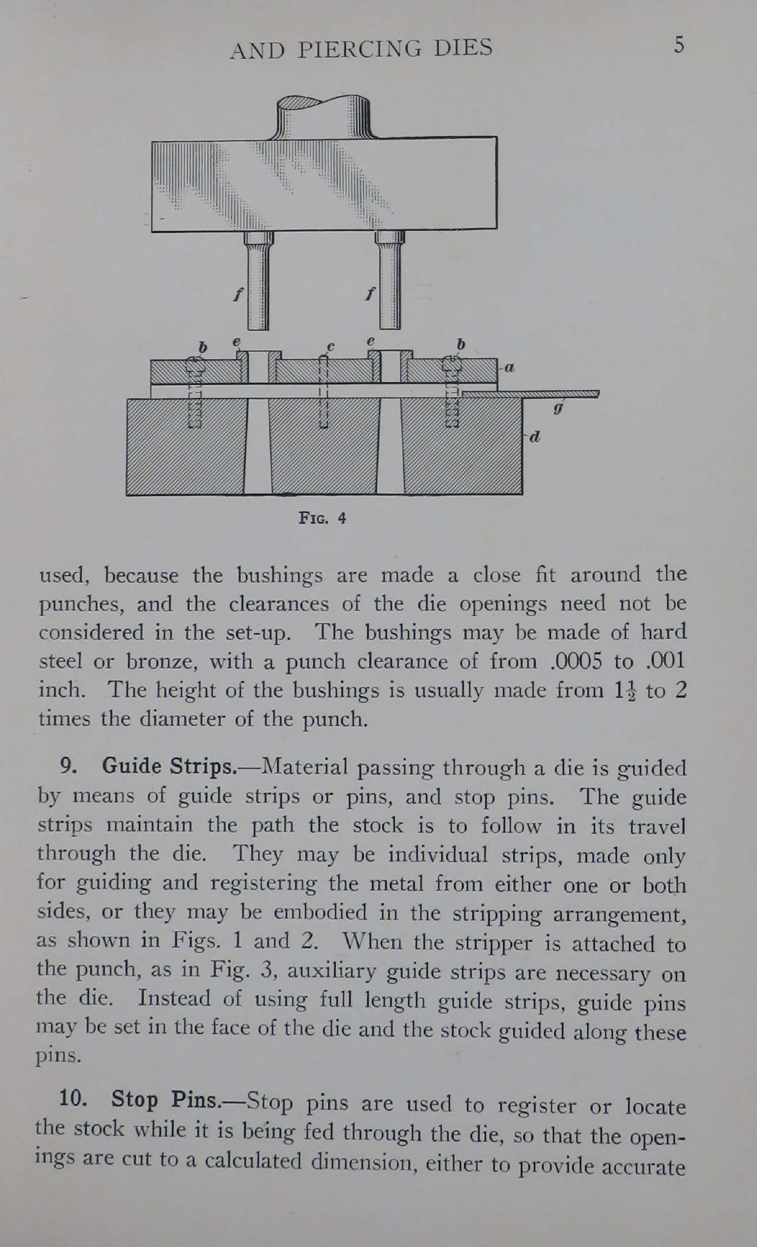 Sample page 7 from AirCorps Library document: Blanking and Punching - Blanking by Blanking and Piercing Dies - Bureau of Aeronautics