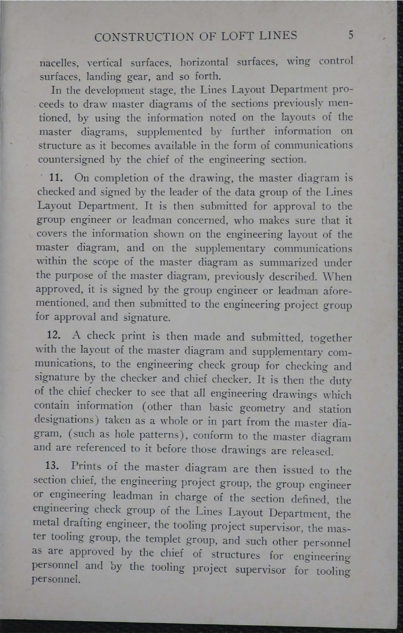 Sample page 7 from AirCorps Library document: Lofting and Layout - Construction of Loft Lines - Bureau of Aeronautics