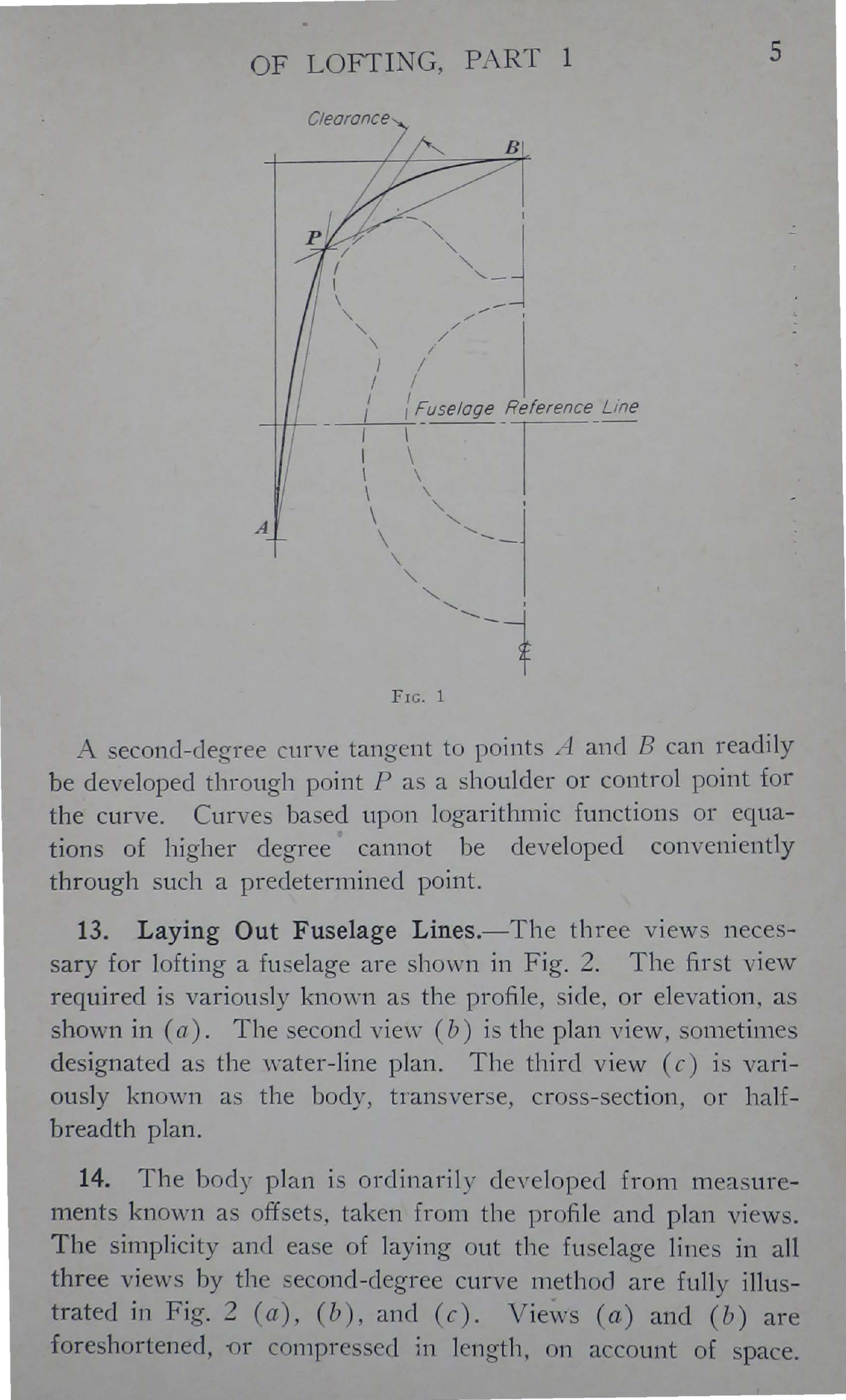 Sample page 7 from AirCorps Library document: Mathematical Technique of Lofting - Part 1 - Bureau of Aeronautics, 