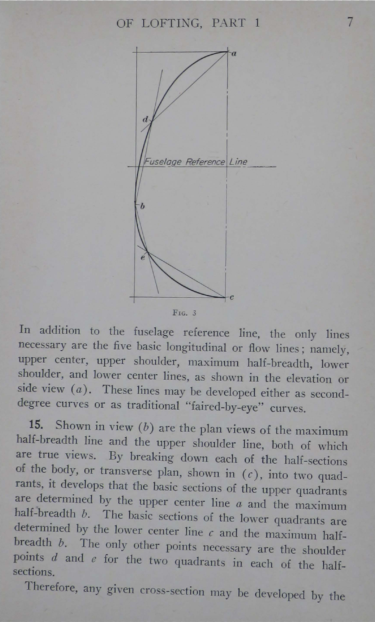 Sample page 9 from AirCorps Library document: Mathematical Technique of Lofting - Part 1 - Bureau of Aeronautics, 