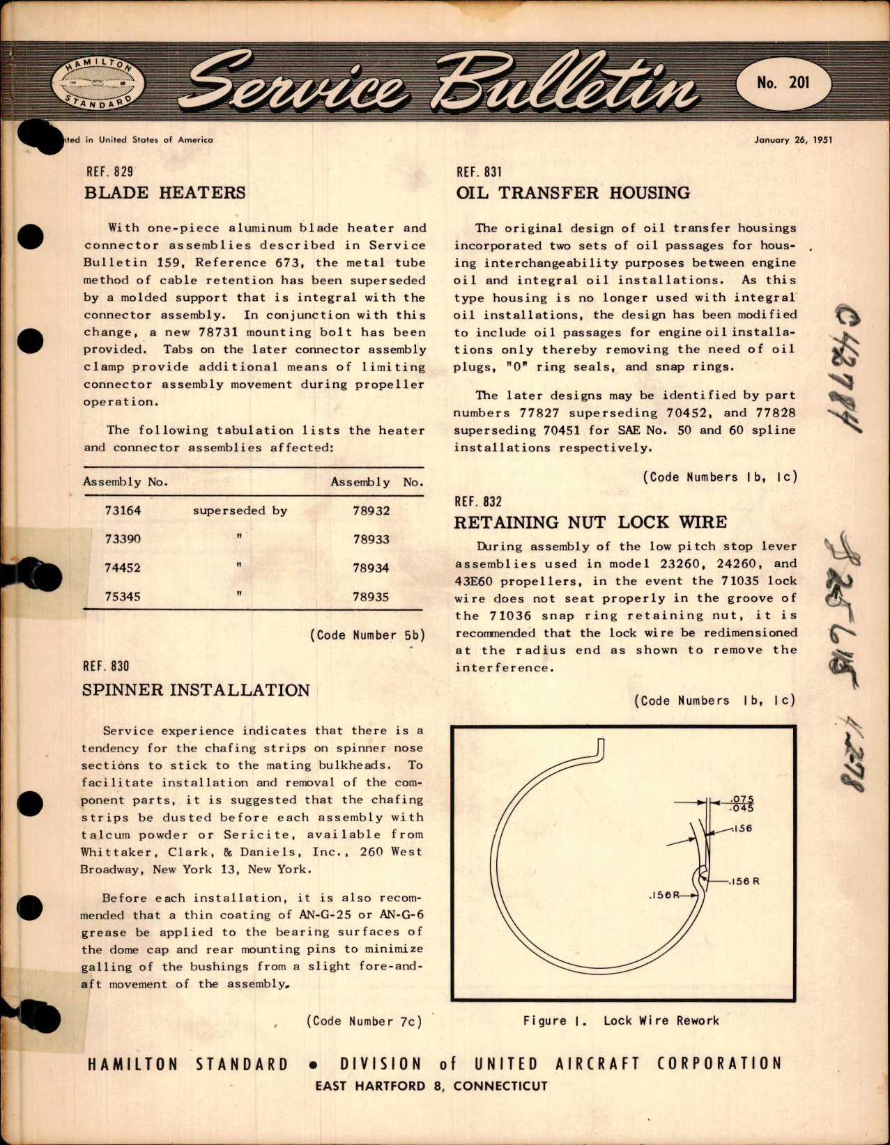 Sample page 1 from AirCorps Library document: Blade Heaters, Ref 829