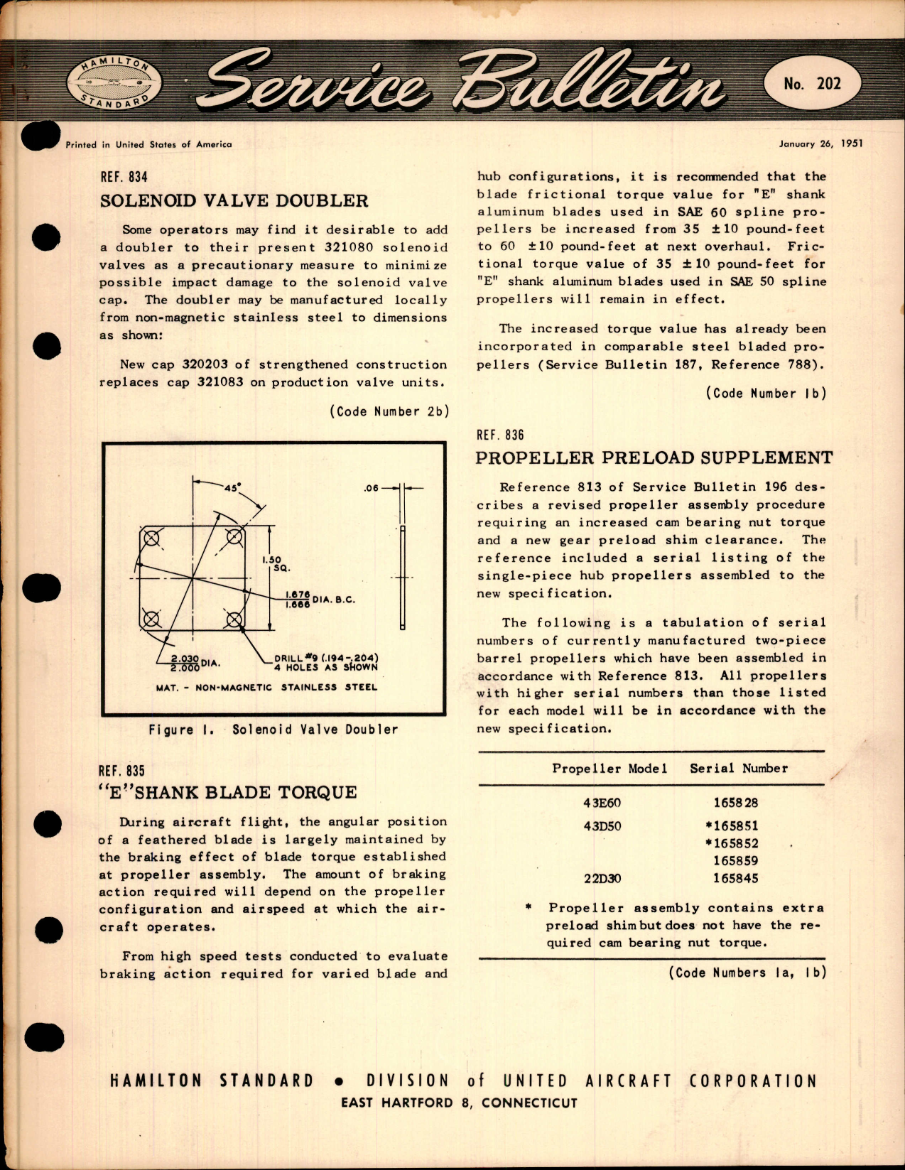 Sample page 1 from AirCorps Library document: Solenoid Valve Doubler, Ref 834