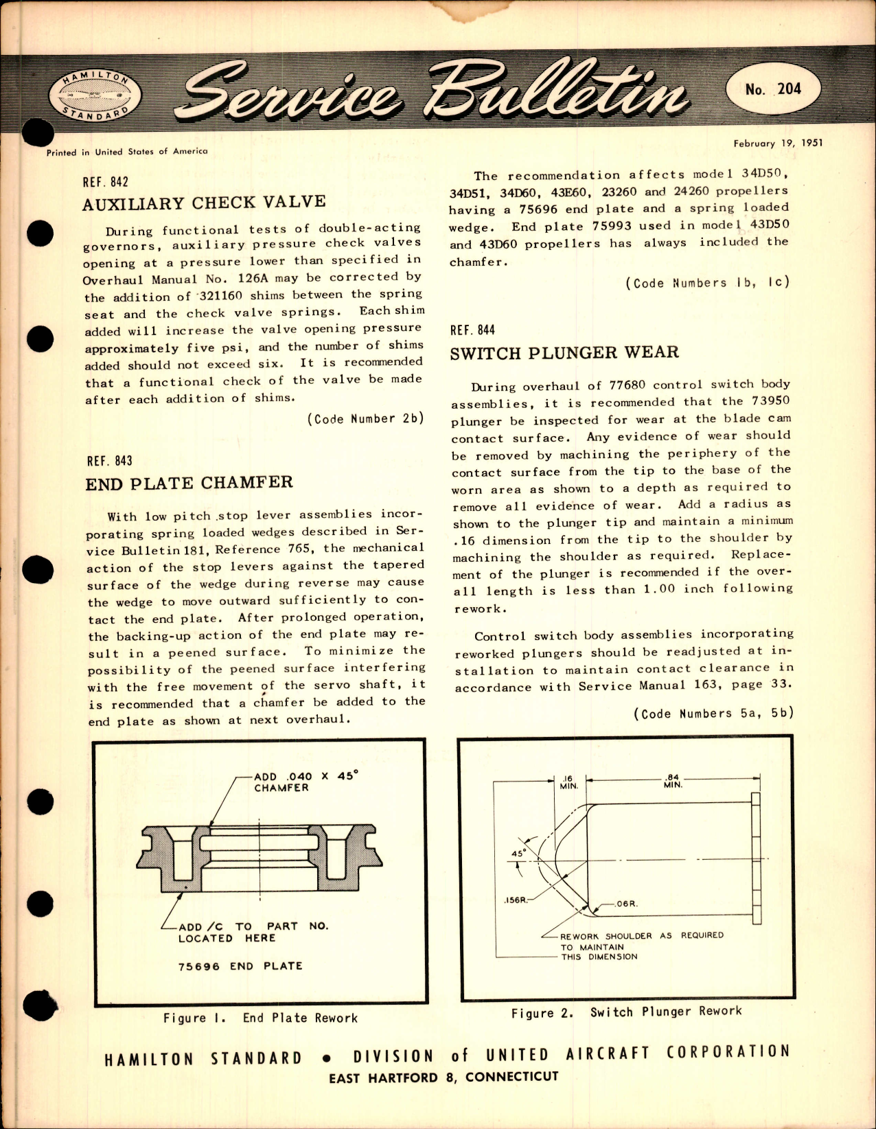 Sample page 1 from AirCorps Library document: Auxiliary Check Valve, Ref 842