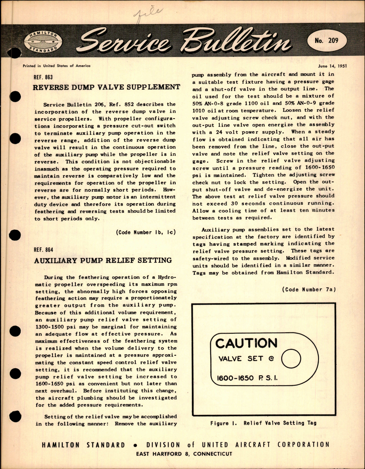 Sample page 1 from AirCorps Library document: Reverse Dump Valve Supplement, Ref 863