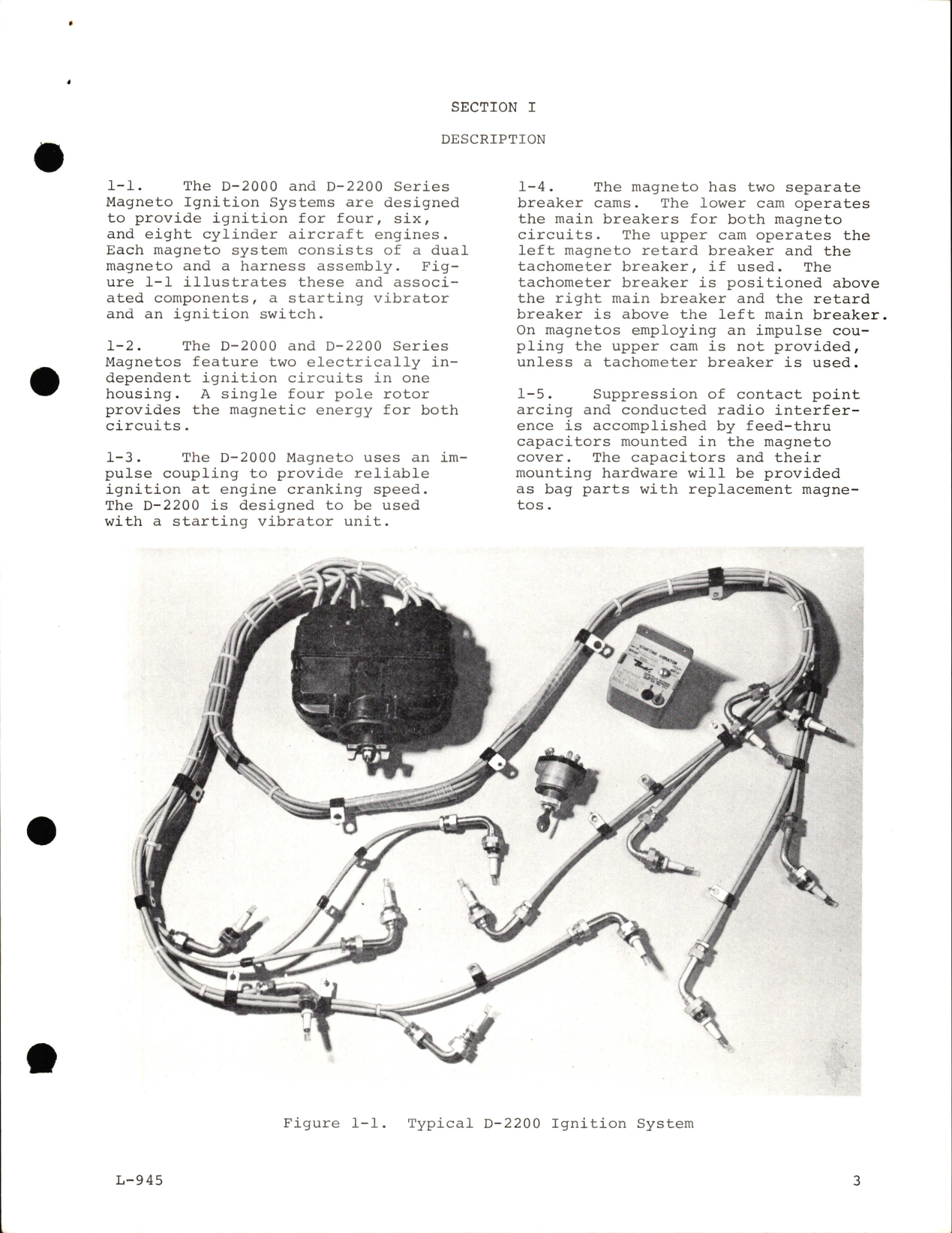 Sample page 5 from AirCorps Library document: Overhaul, D-2000, D-2200, Magneto Ignition System