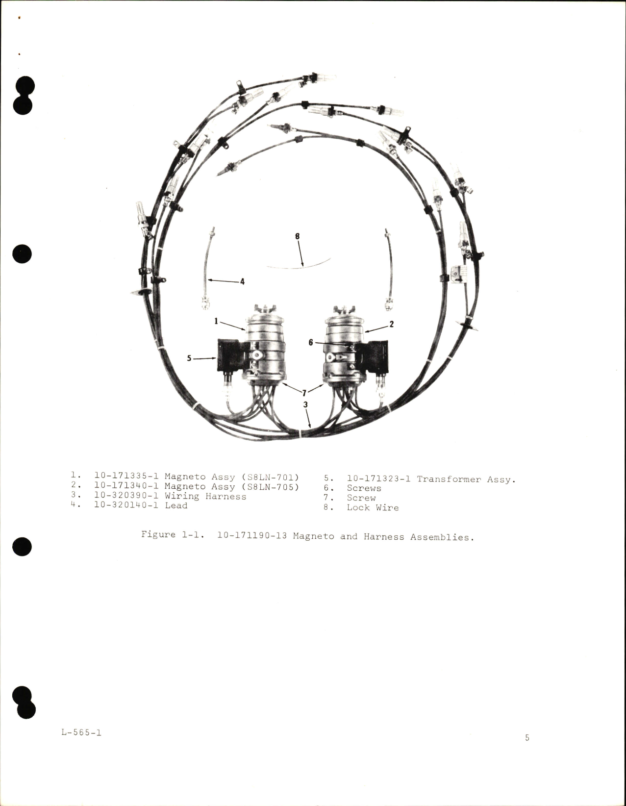 Sample page 5 from AirCorps Library document: Overhaul Instructions for S-700 Series Magneto and Harness Assemblies