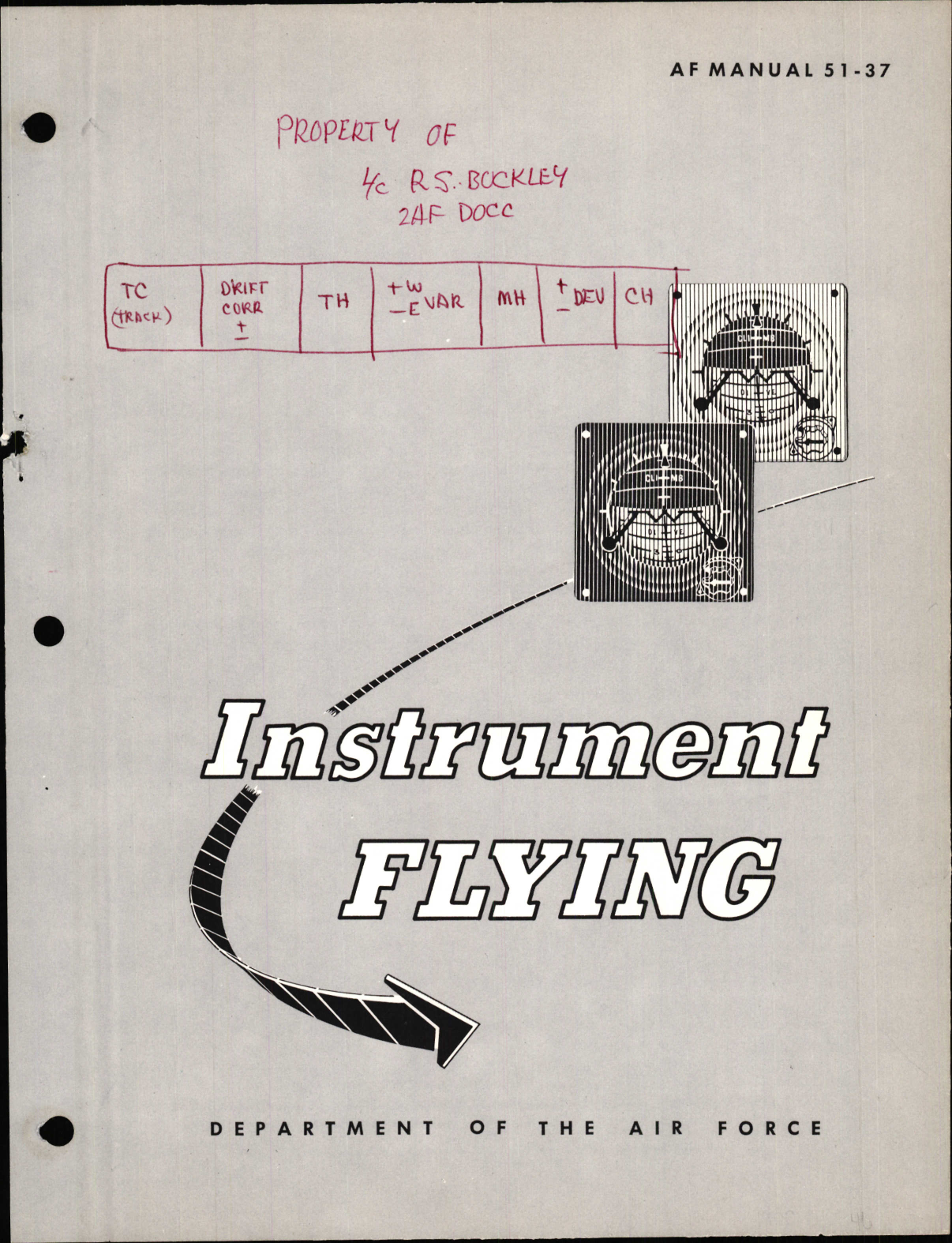 Sample page 1 from AirCorps Library document: Instrument Flying