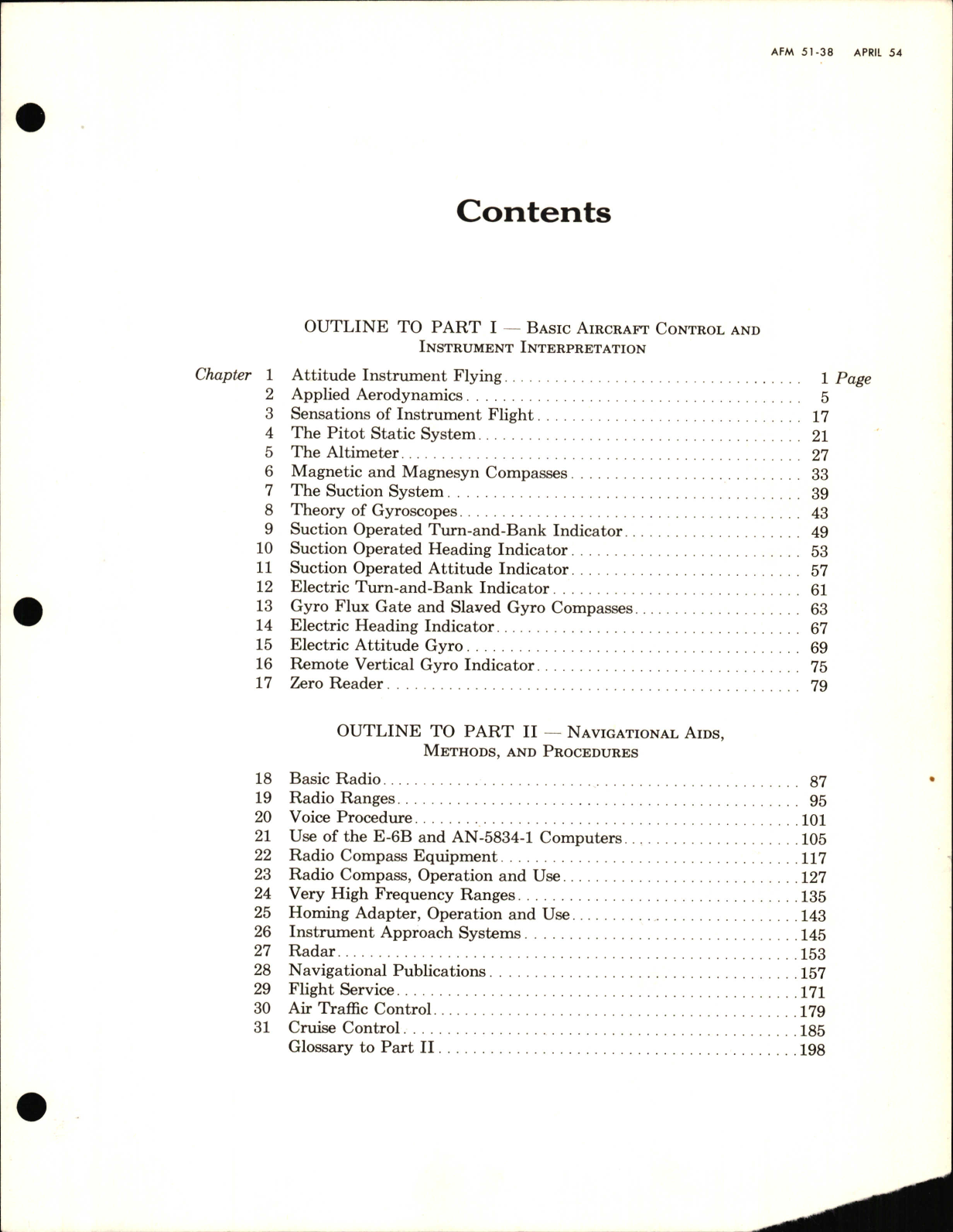 Sample page 5 from AirCorps Library document: Theory of Instrument Flying