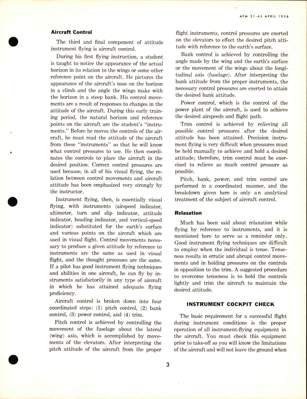 Sample page 7 from AirCorps Library document: Instrument Flying