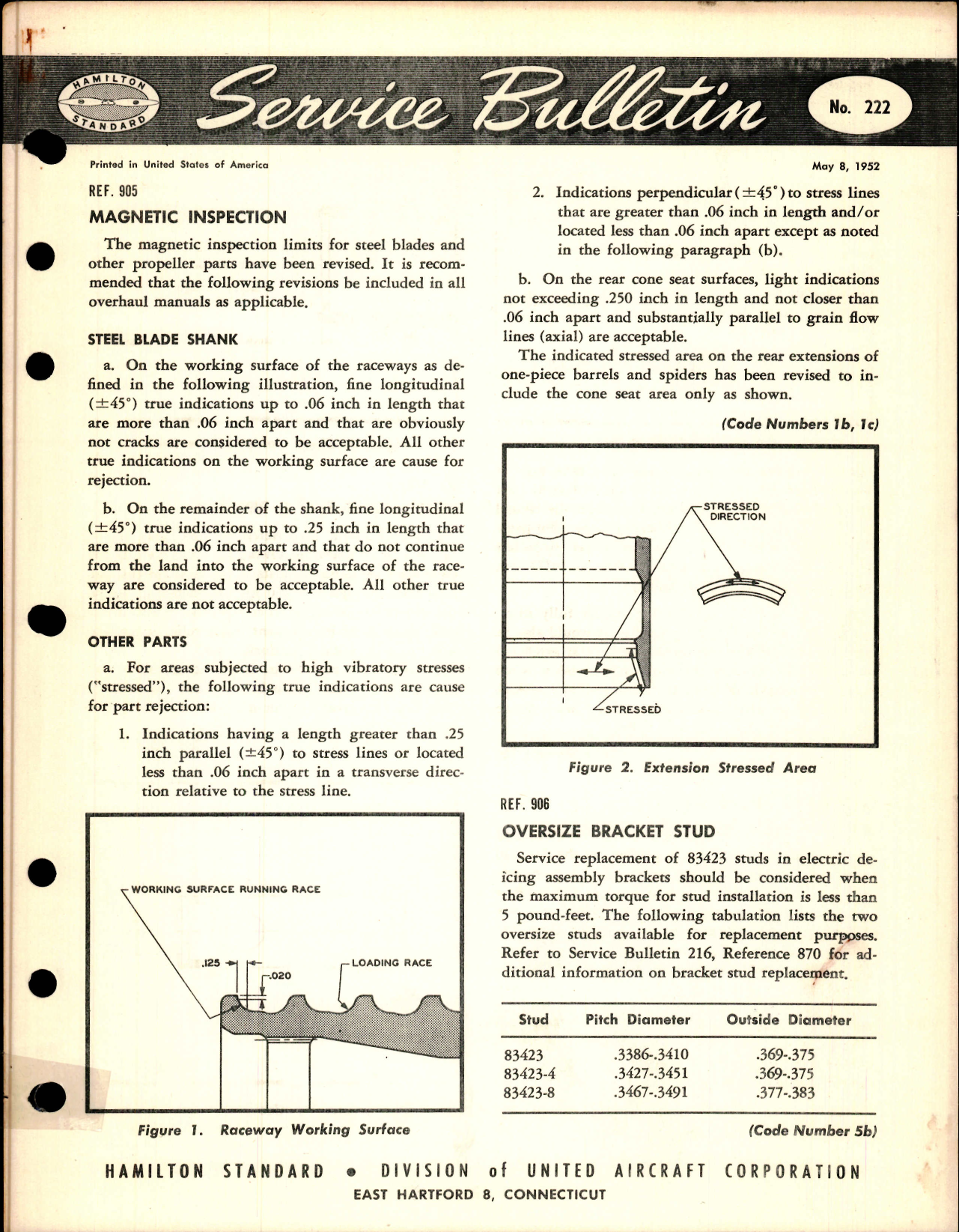 Sample page 1 from AirCorps Library document: Magnetic Inspection, Ref 905