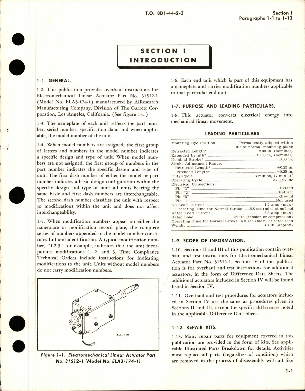 Sample page 5 from AirCorps Library document: Overhaul for Electromechanical Linear Actuators - Parts 31512 and 31512-1 