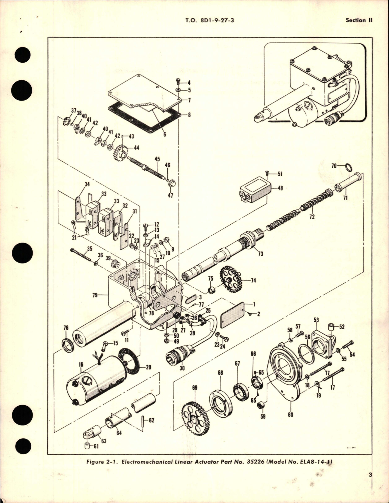 Sample page 5 from AirCorps Library document: Overhaul Instructions for Electromechanical Linear Actuator - Part 35226 - Model ELA8-14
