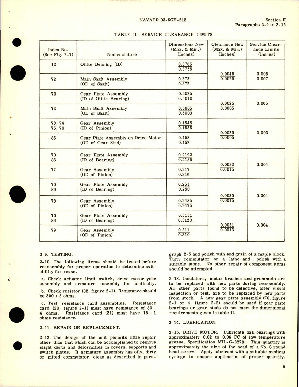 Sample page 9 from AirCorps Library document: Overhaul Instructions for Actuators - Parts BYLC 2561-4, BYLC 2218-1, and BYLC 2307-1