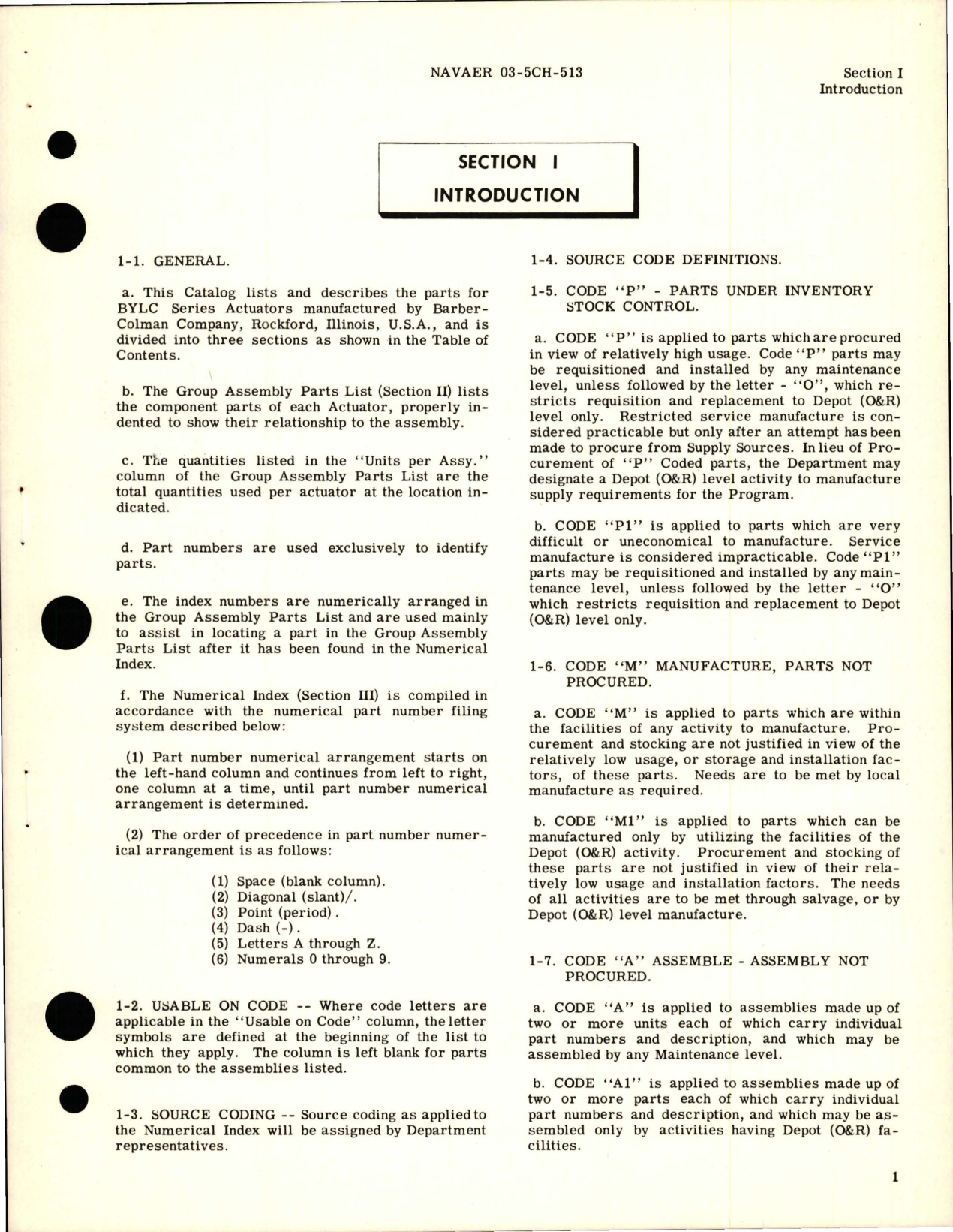 Sample page 5 from AirCorps Library document: Illustrated Parts Breakdown for Actuators - Parts BYLC 2561-4, BYLC 2218-1, and BYLC 2307-1