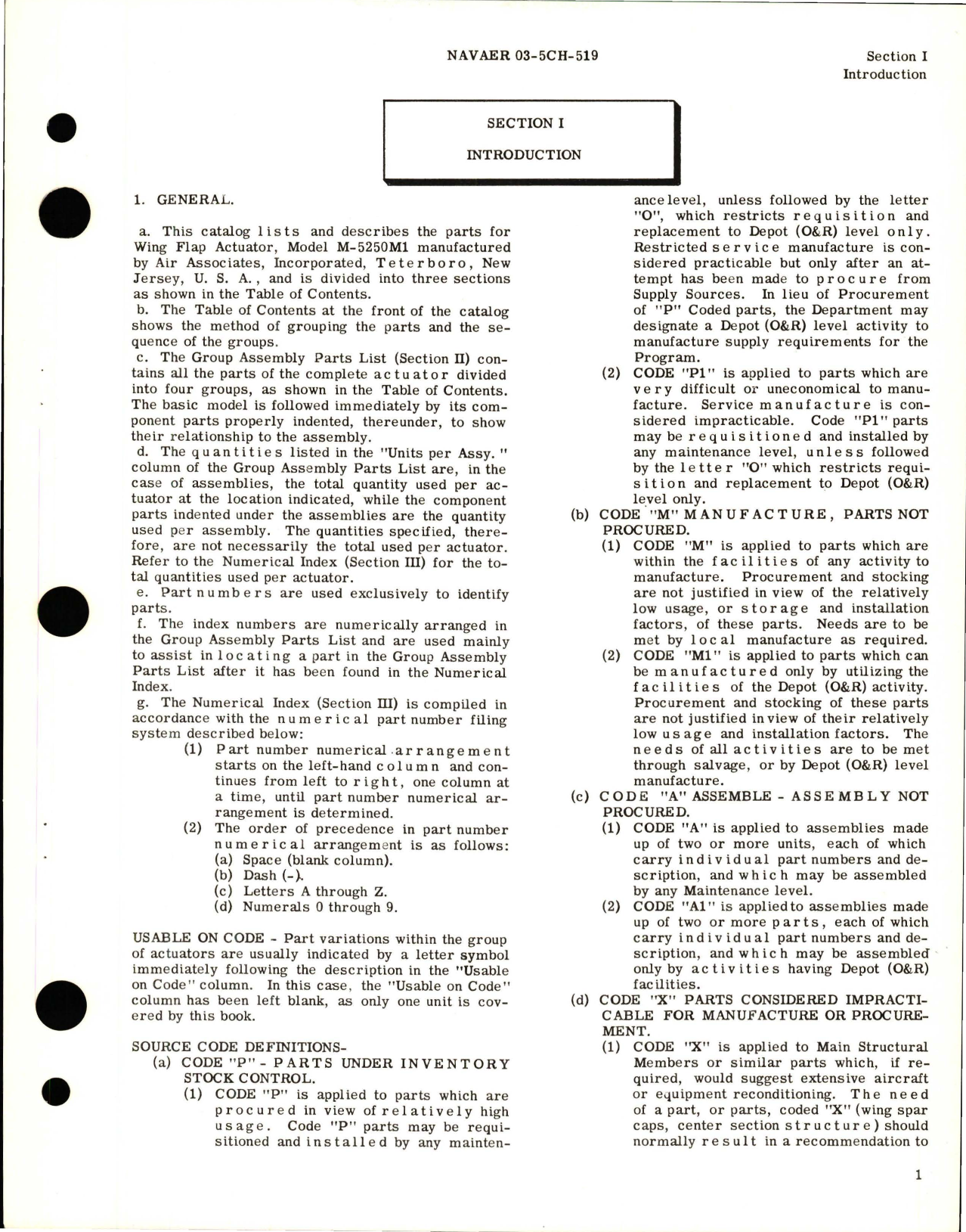 Sample page 5 from AirCorps Library document: Illustrated Parts Breakdown for Wing Flap Actuator - Part M-5250M1