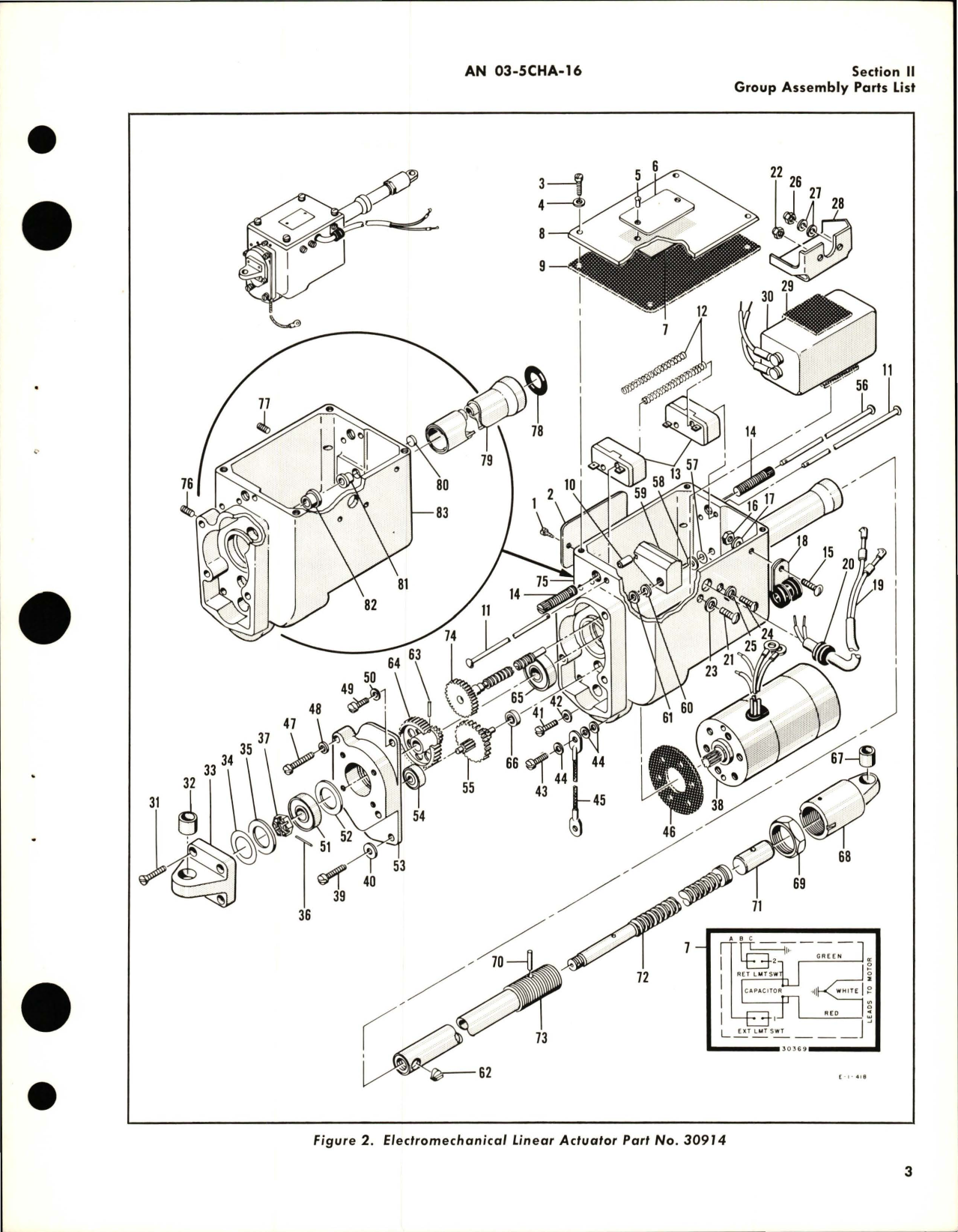 Sample page 7 from AirCorps Library document: Illustrated Parts Breakdown for Electromechanical Linear Actuators 