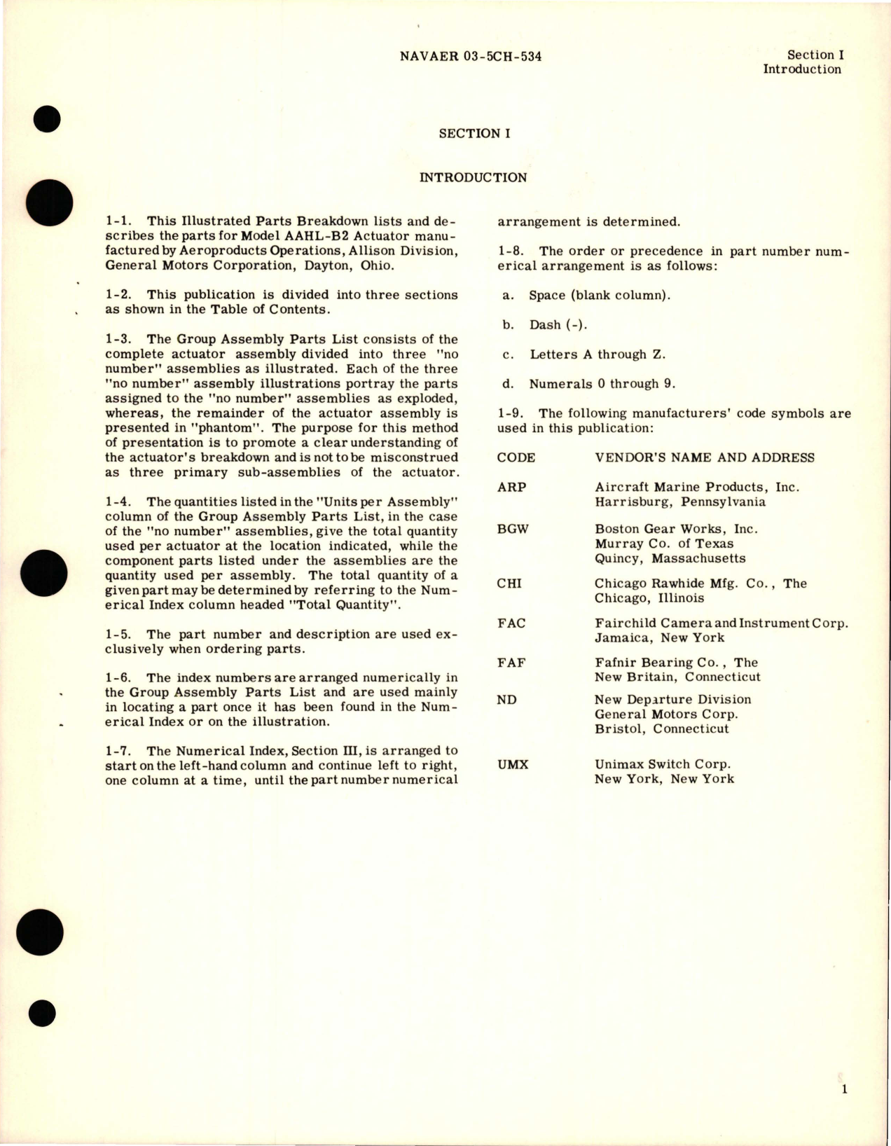 Sample page 5 from AirCorps Library document: Illustrated Parts Breakdown for Actuator - Model AAHL-B2 