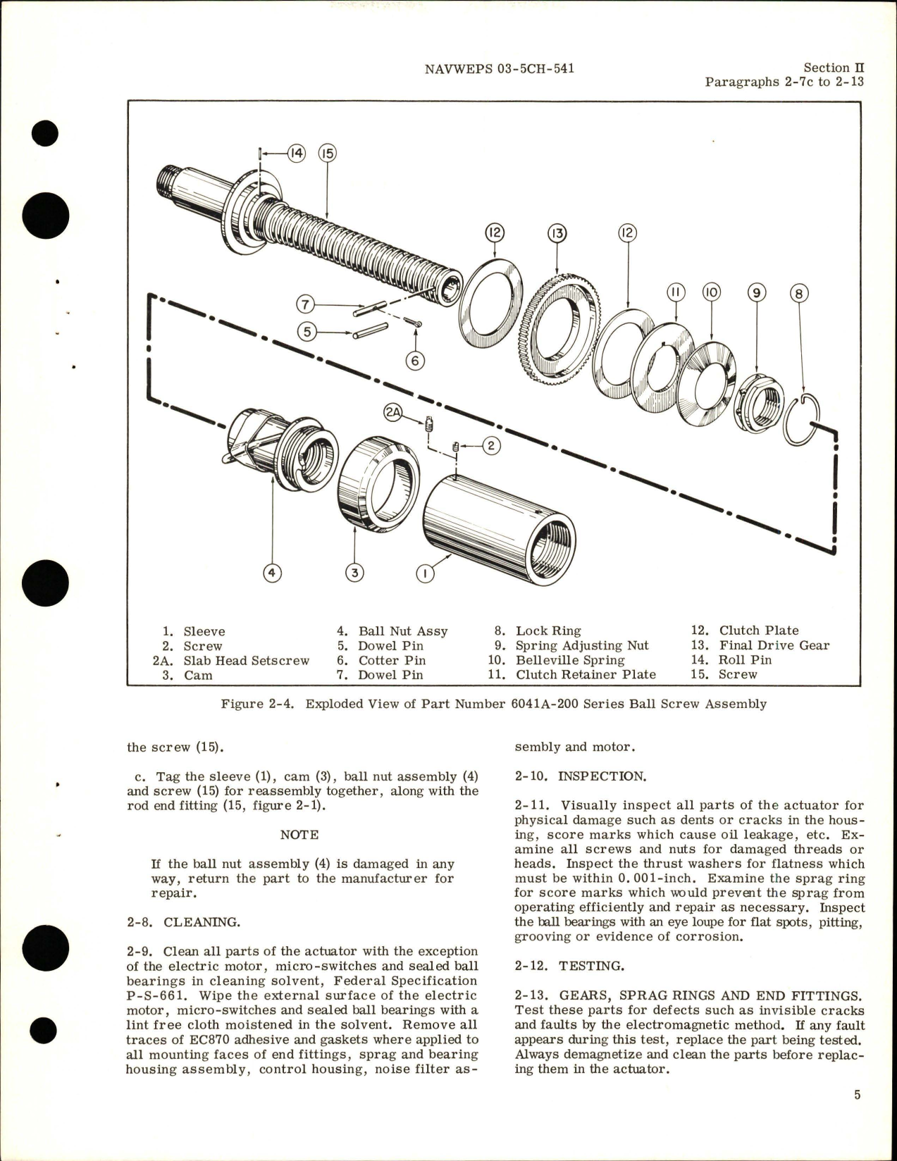 Sample page 9 from AirCorps Library document: Overhaul Instructions for Rudder Trim Actuator - Models 16041A, 16041B, and 16041C 