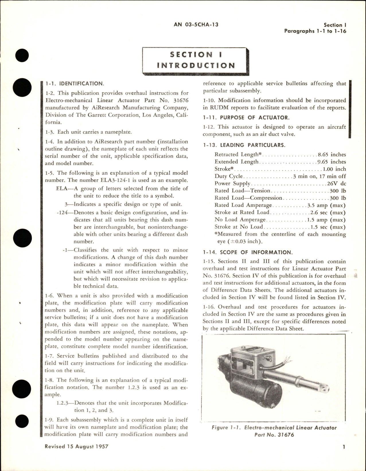 Sample page 5 from AirCorps Library document: Overhaul Instructions for Electro-Mechanical Linear Actuators 