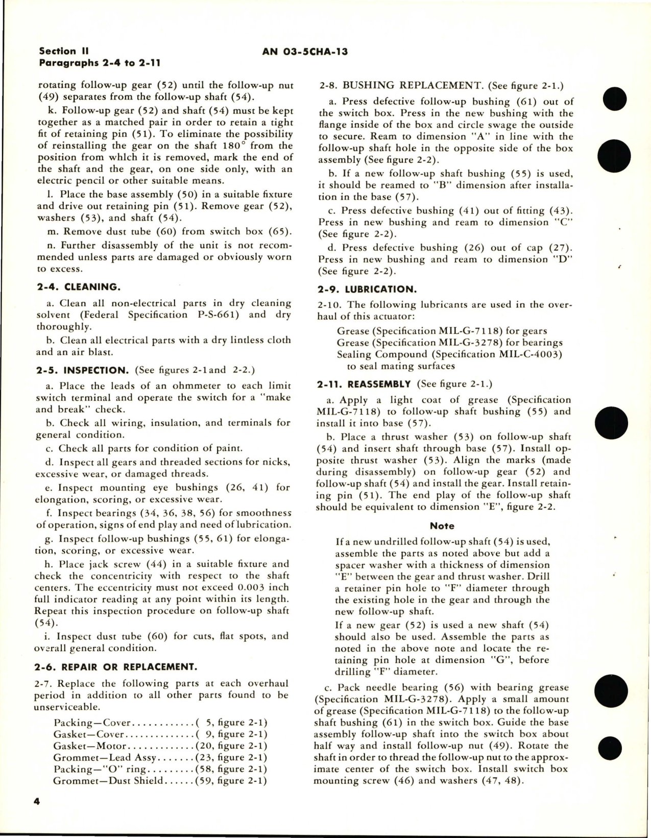 Sample page 8 from AirCorps Library document: Overhaul Instructions for Electro-Mechanical Linear Actuators 
