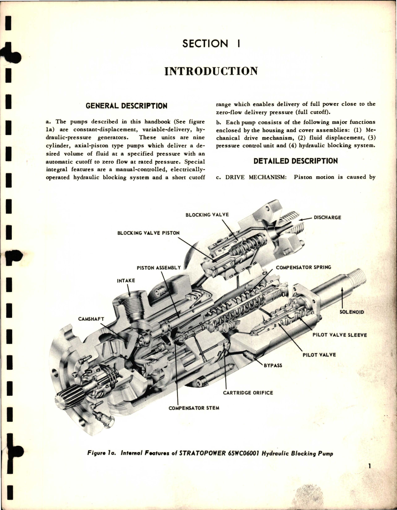 Sample page 7 from AirCorps Library document: Overhaul and Maintenance for Stratopower Aircraft Hydraulics - 65WC Series