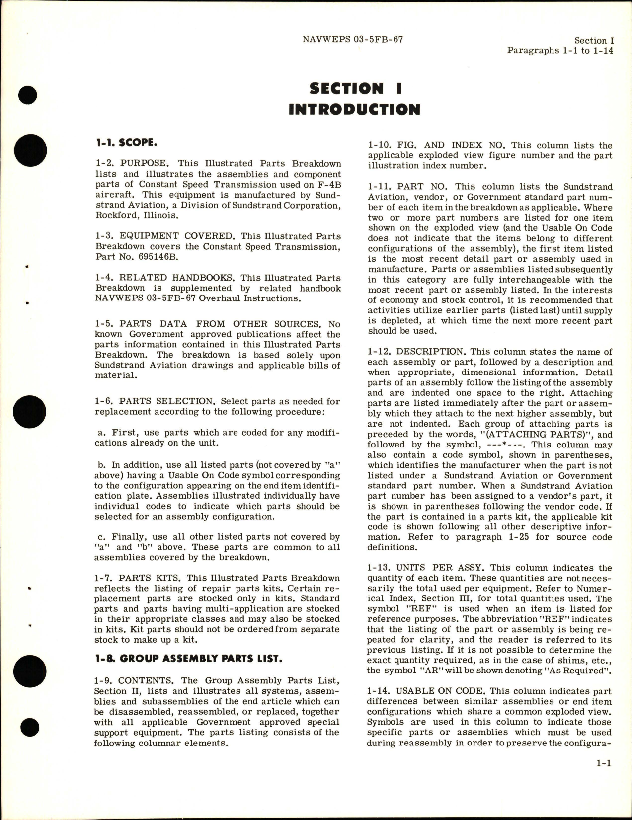 Sample page 5 from AirCorps Library document: Illustrated Parts Breakdown for Constant Speed Transmission - Part 695146B