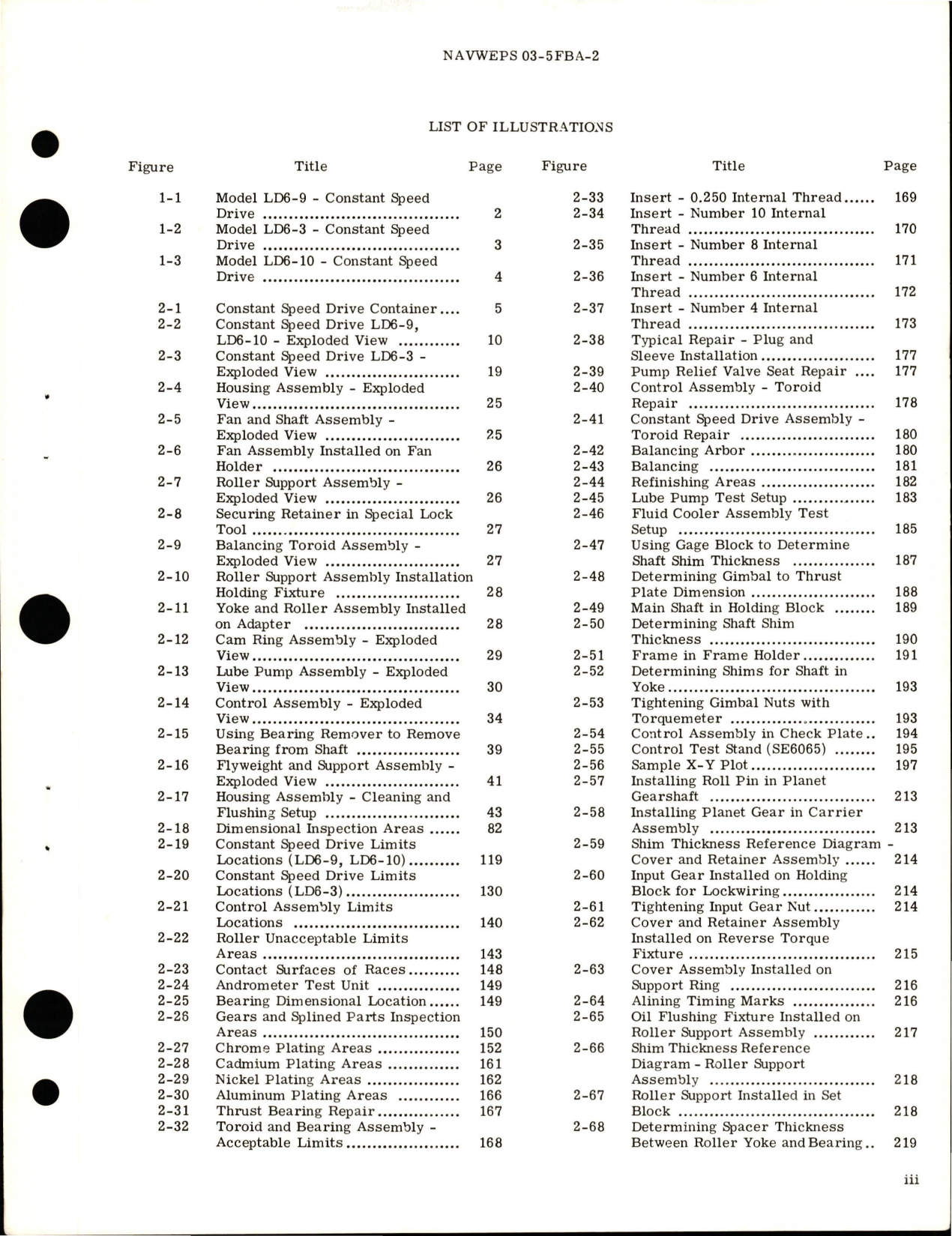 Sample page 5 from AirCorps Library document: Overhaul Instructions for Constant Speed Drive - Models LD6-3, LD6-9, and LD6-10 - Parts 209500, 209700, and 209755 