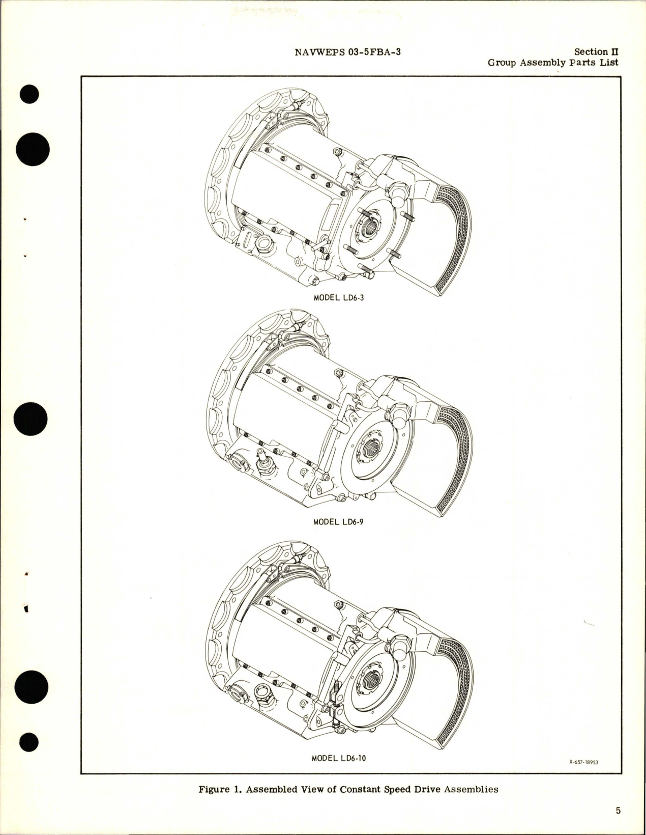 Sample page 9 from AirCorps Library document: Illustrated Parts Breakdown for Constant Speed Drive - Models LD 6-3, LD 6-9, LD 6-10 - Parts 209500, 209700, 209755