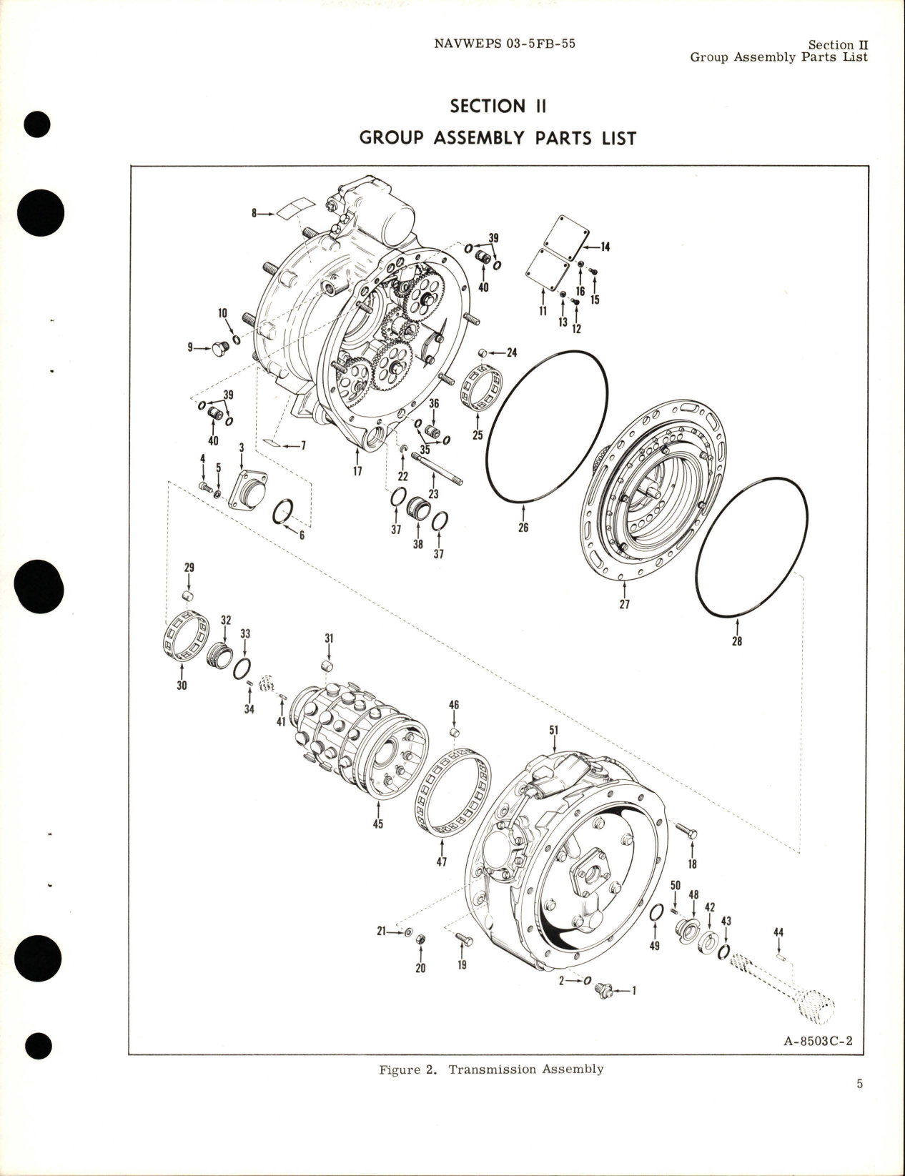 Sample page 9 from AirCorps Library document: Illustrated Parts Breakdown for Constant Speed Transmission - Parts 685661F, 685661E, 685661D