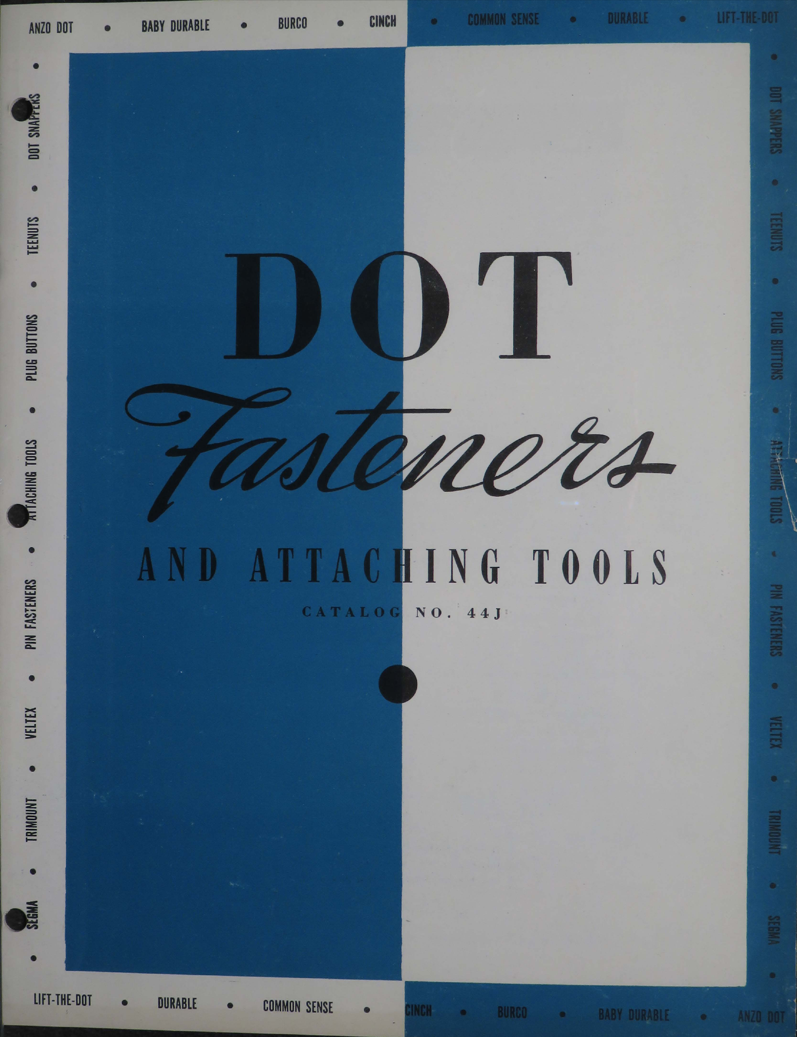 Sample page 1 from AirCorps Library document: DOT Fasteners and Attaching Tools