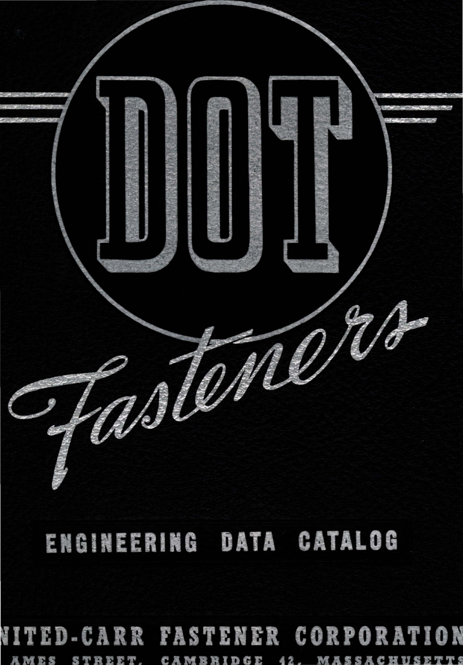 Sample page 1 from AirCorps Library document: DOT Fasteners - Engineering Data Catalog
