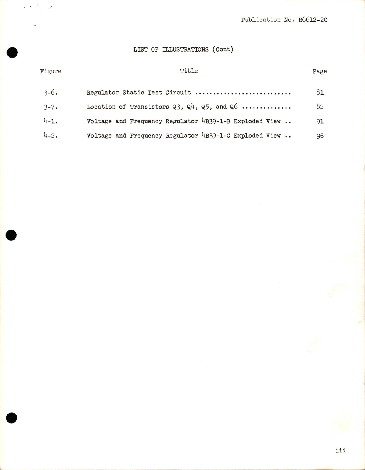 Sample page 5 from AirCorps Library document: Overhaul Instructions with Parts List for Voltage & Frequency Regulator - Types 4B39-1-B, 4B39-1-C