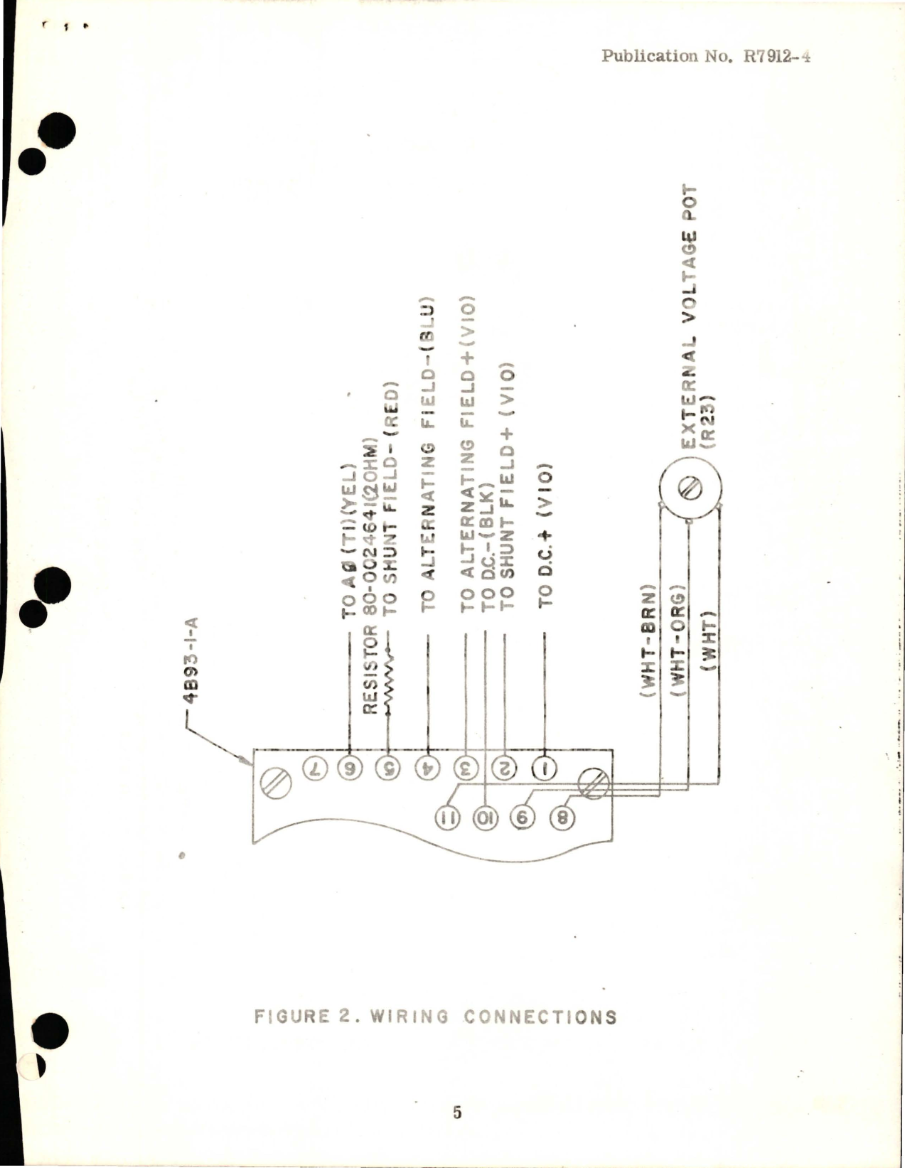 Sample page 5 from AirCorps Library document: Installation of Voltage and Frequency Regulator Kit - Type 4B93-32-A