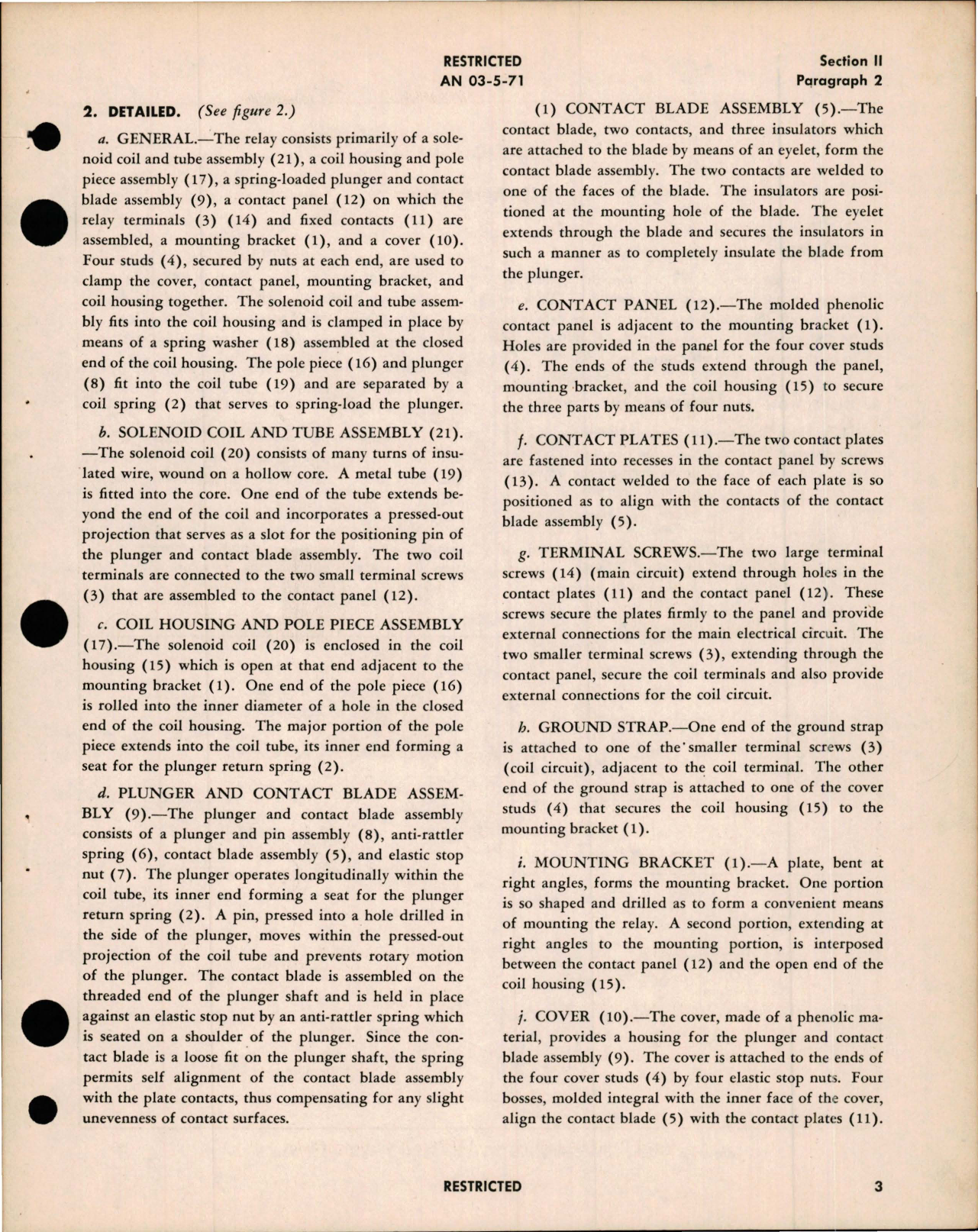 Sample page 7 from AirCorps Library document: Instructions with Parts Catalog for Solenoid Relay - AAF Type B-4 