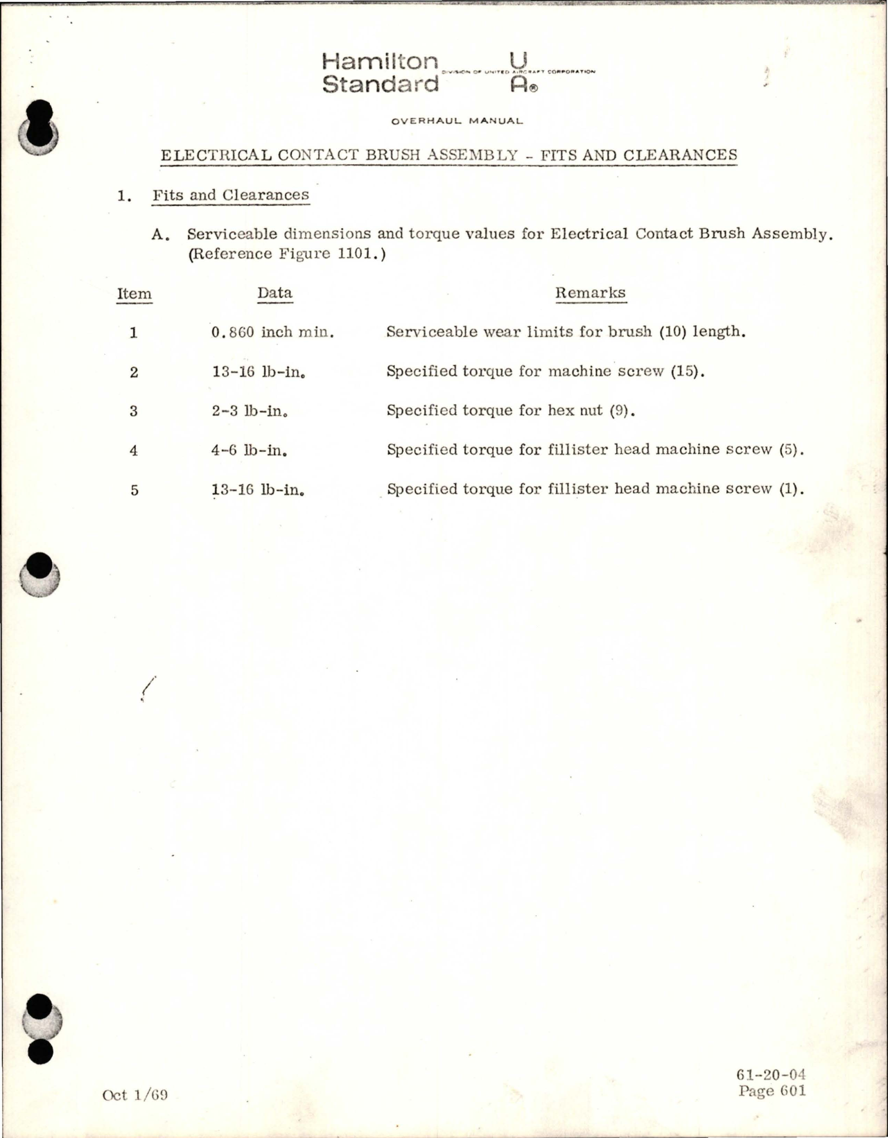 Sample page 9 from AirCorps Library document: Overhaul Manual for Electrical Contact Brush Assembly Description and Operation 