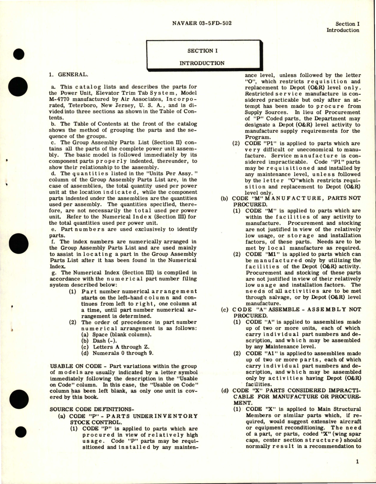 Sample page 5 from AirCorps Library document: Illustrated Parts Breakdown for Power Unit System - Part M-4770 