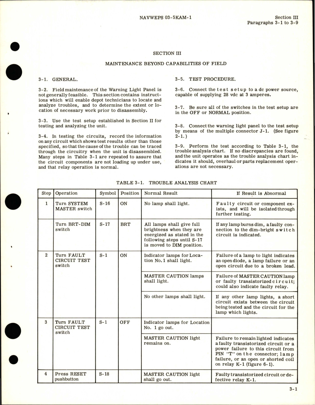 Sample page 9 from AirCorps Library document: Overhaul Instructions for Warning Light Panel - Parts 41070 and 41070A-1