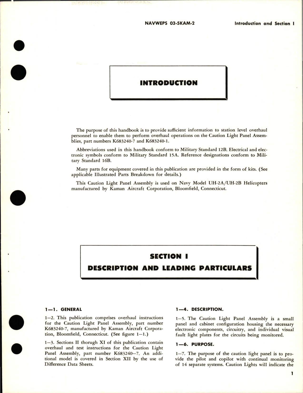 Sample page 5 from AirCorps Library document: Overhaul Instructions for Caution Light Panel Assembly - Parts K683240-1 and K683240-7