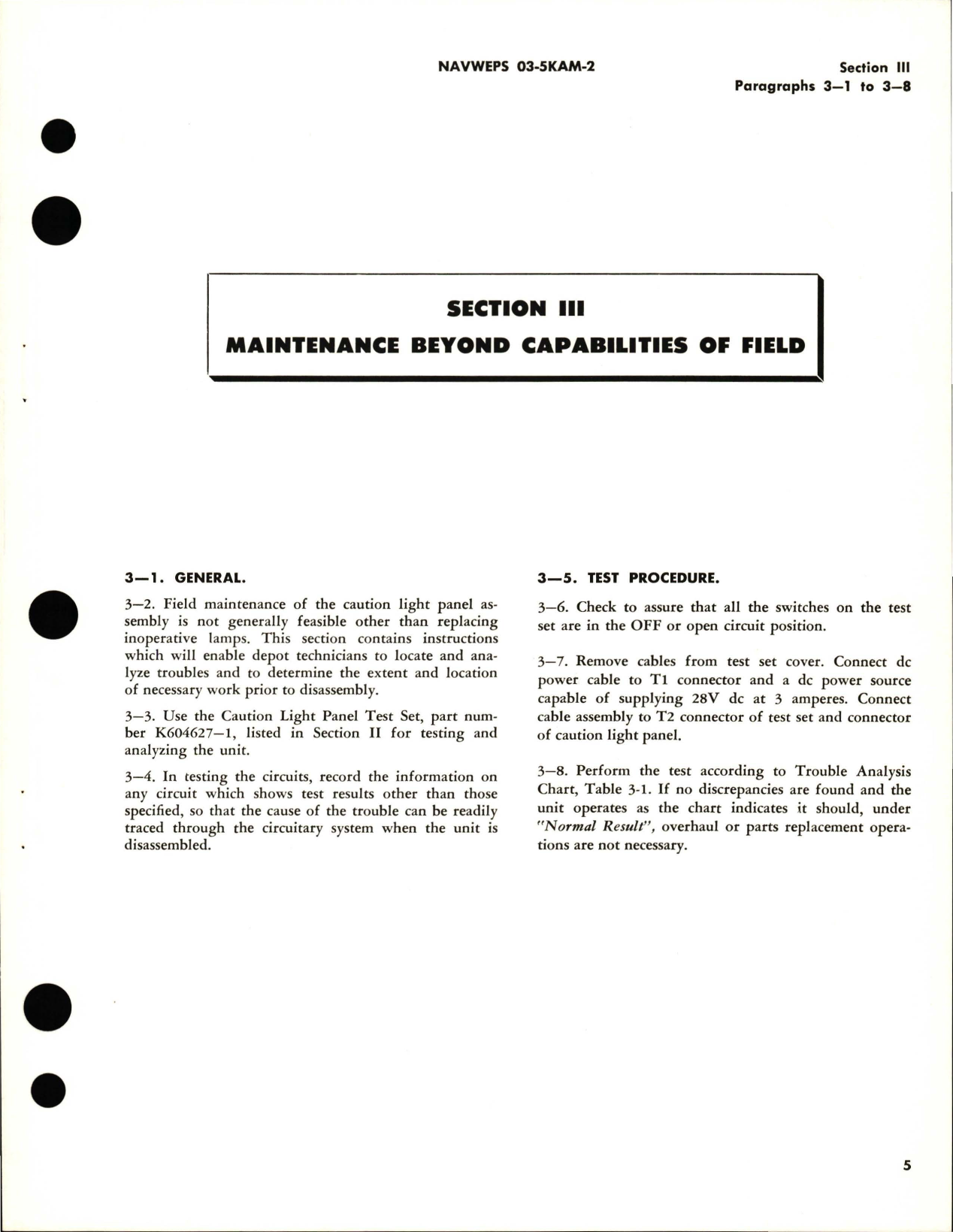 Sample page 9 from AirCorps Library document: Overhaul Instructions for Caution Light Panel Assembly - Parts K683240-1 and K683240-7