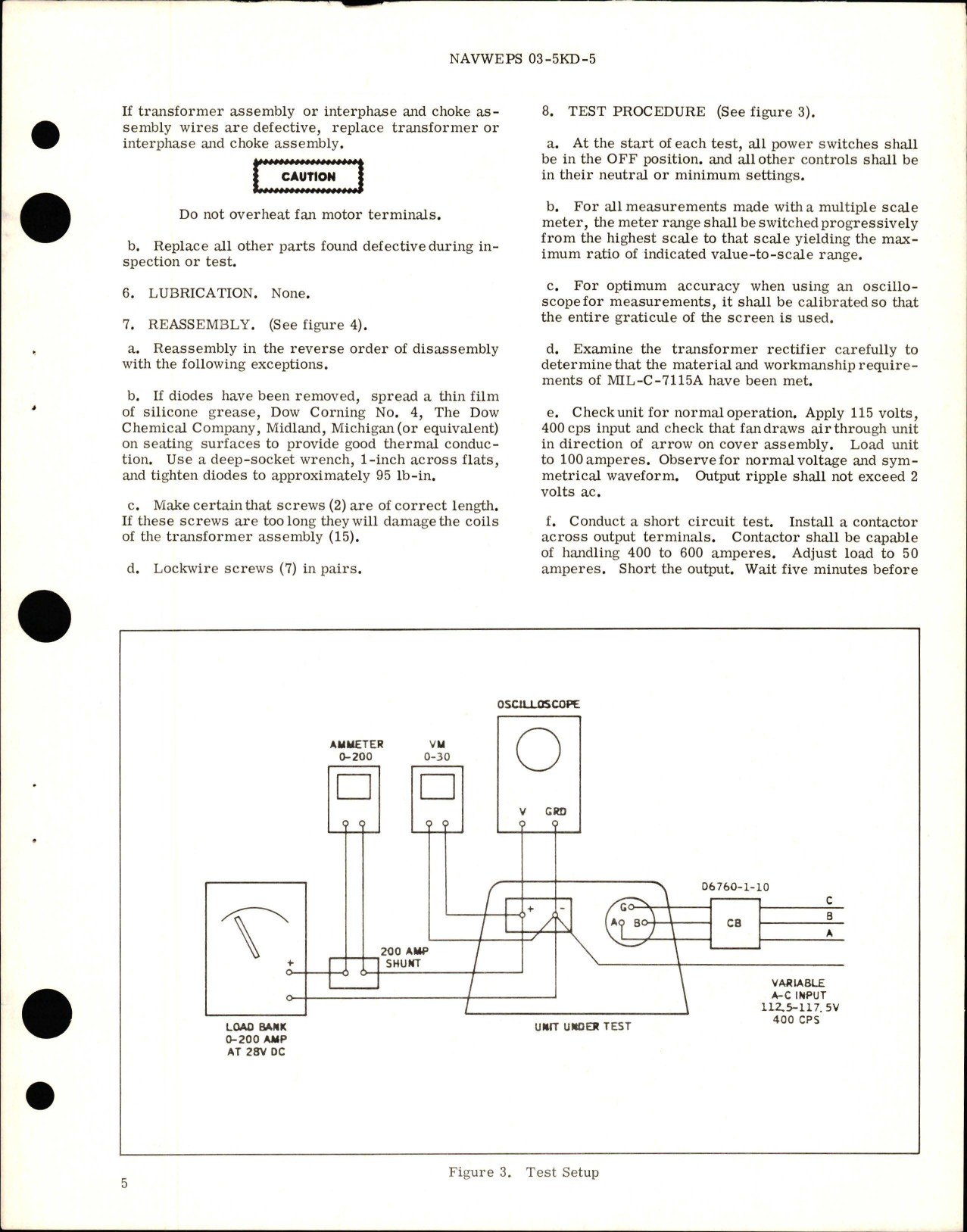 Sample page 5 from AirCorps Library document: Overhaul with Parts Breakdown for AC-DC Transformer Rectifier - Part W1278-2
