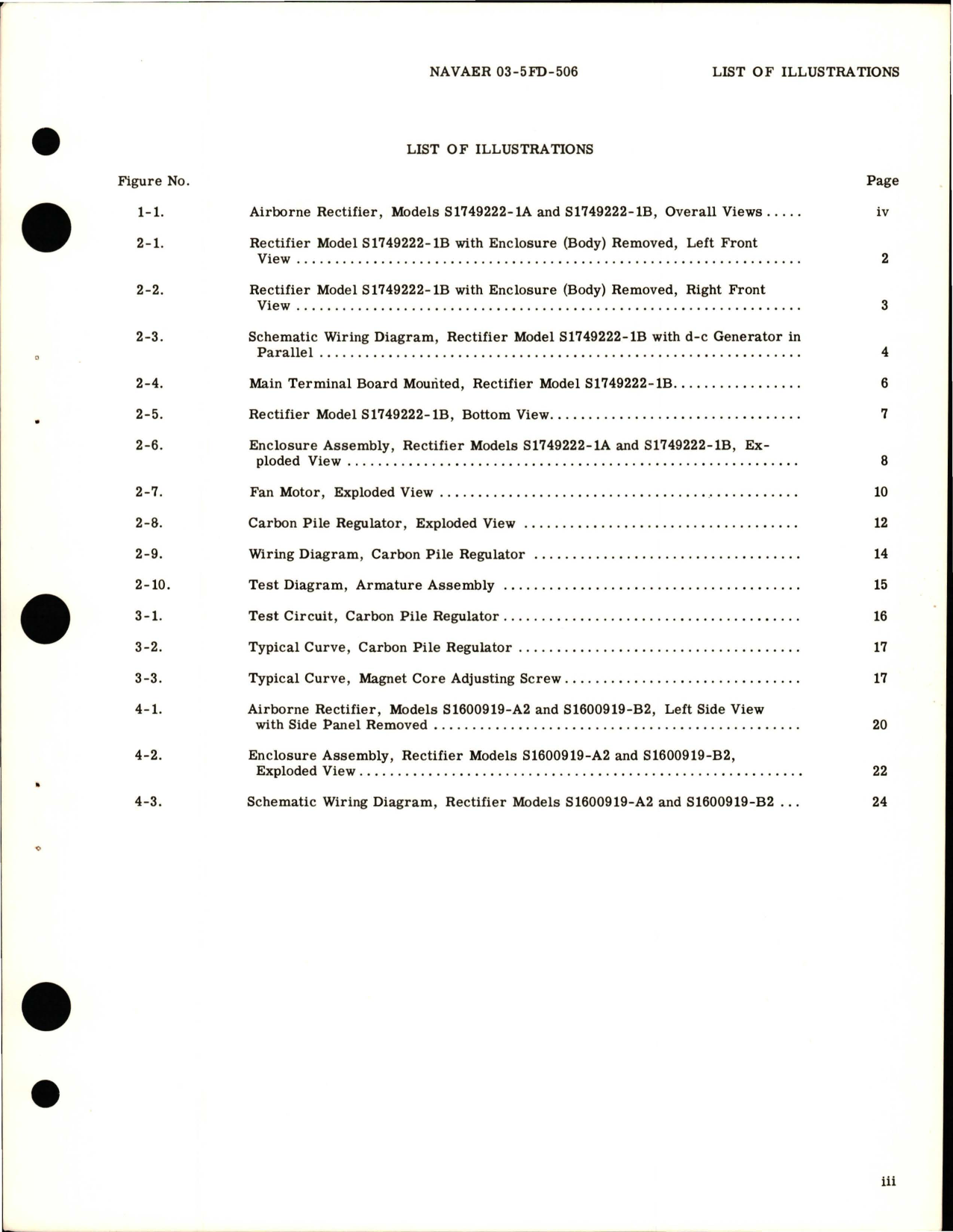 Sample page 5 from AirCorps Library document: Service and Overhaul Instructions for Airborne Rectifier - 