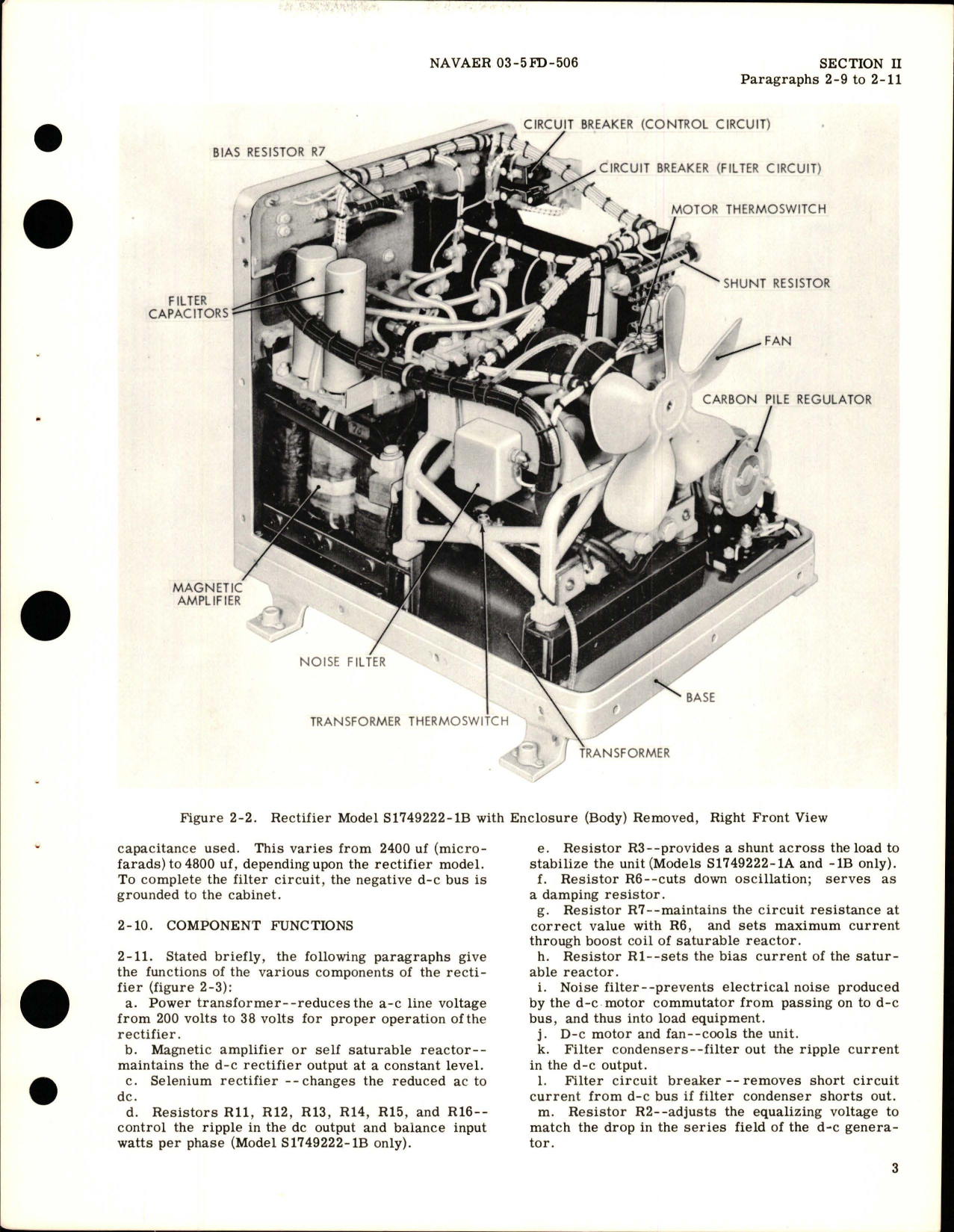 Sample page 9 from AirCorps Library document: Service and Overhaul Instructions for Airborne Rectifier - 