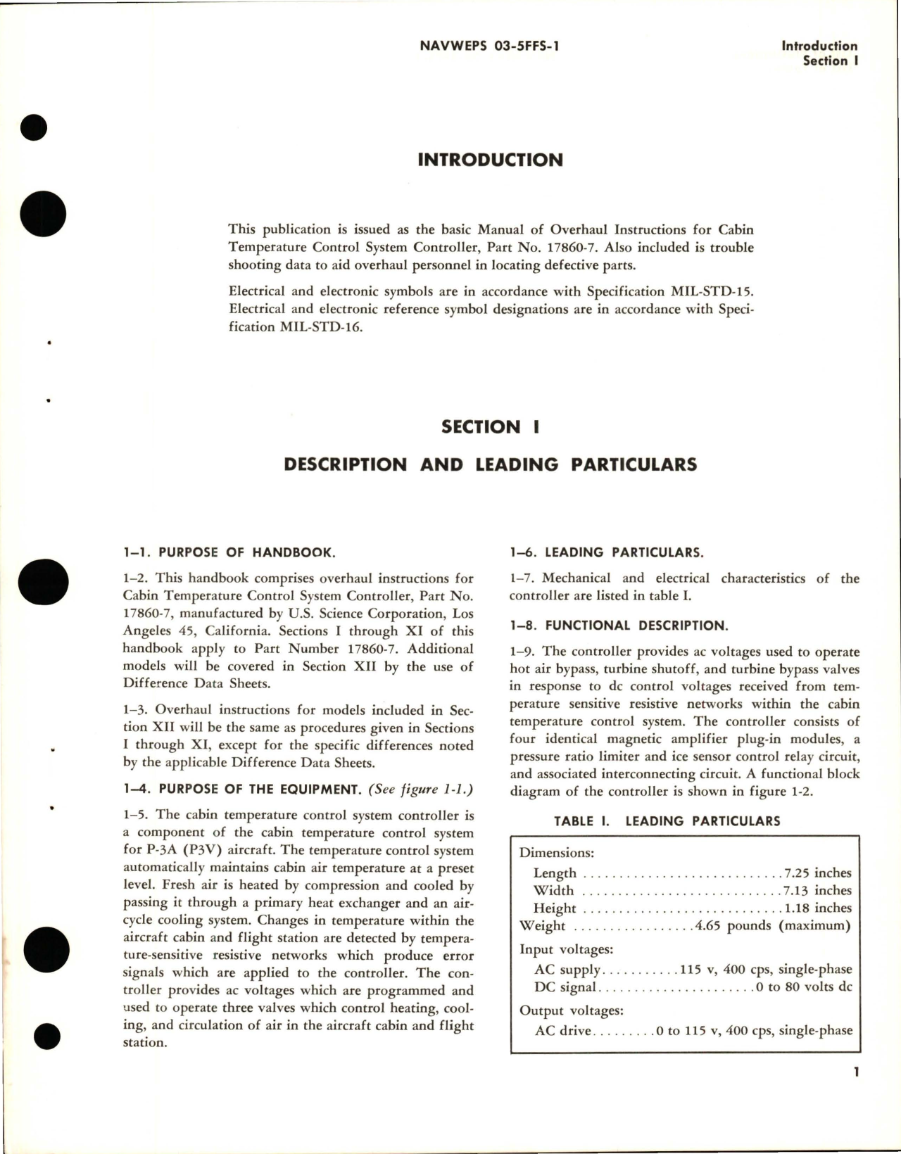 Sample page 5 from AirCorps Library document: Overhaul Instructions for Cabin Temperature Control System Controller - Part 17860-7