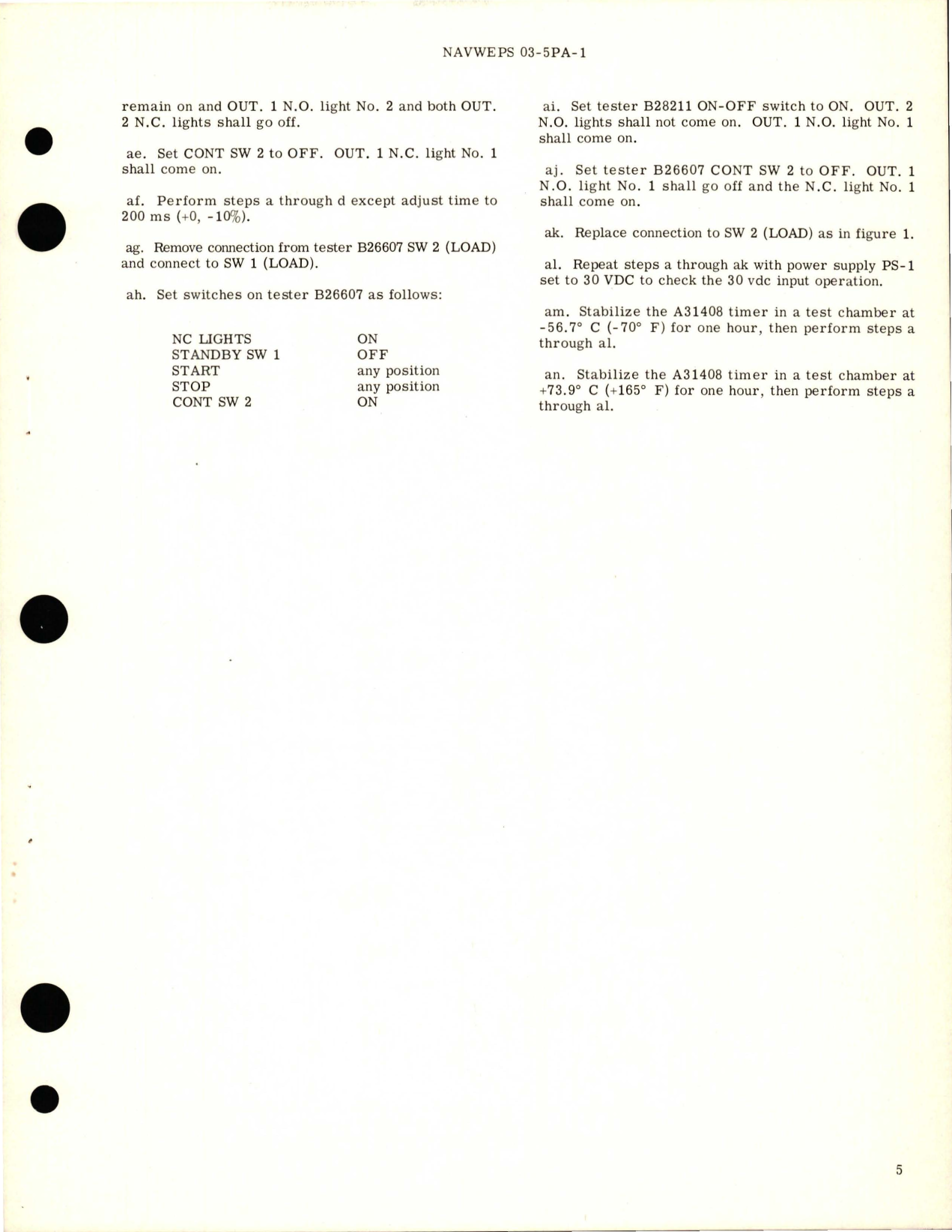 Sample page 5 from AirCorps Library document: Overhaul Instructions with Parts Breakdown for Electronic Timer Assembly - Part A31408
